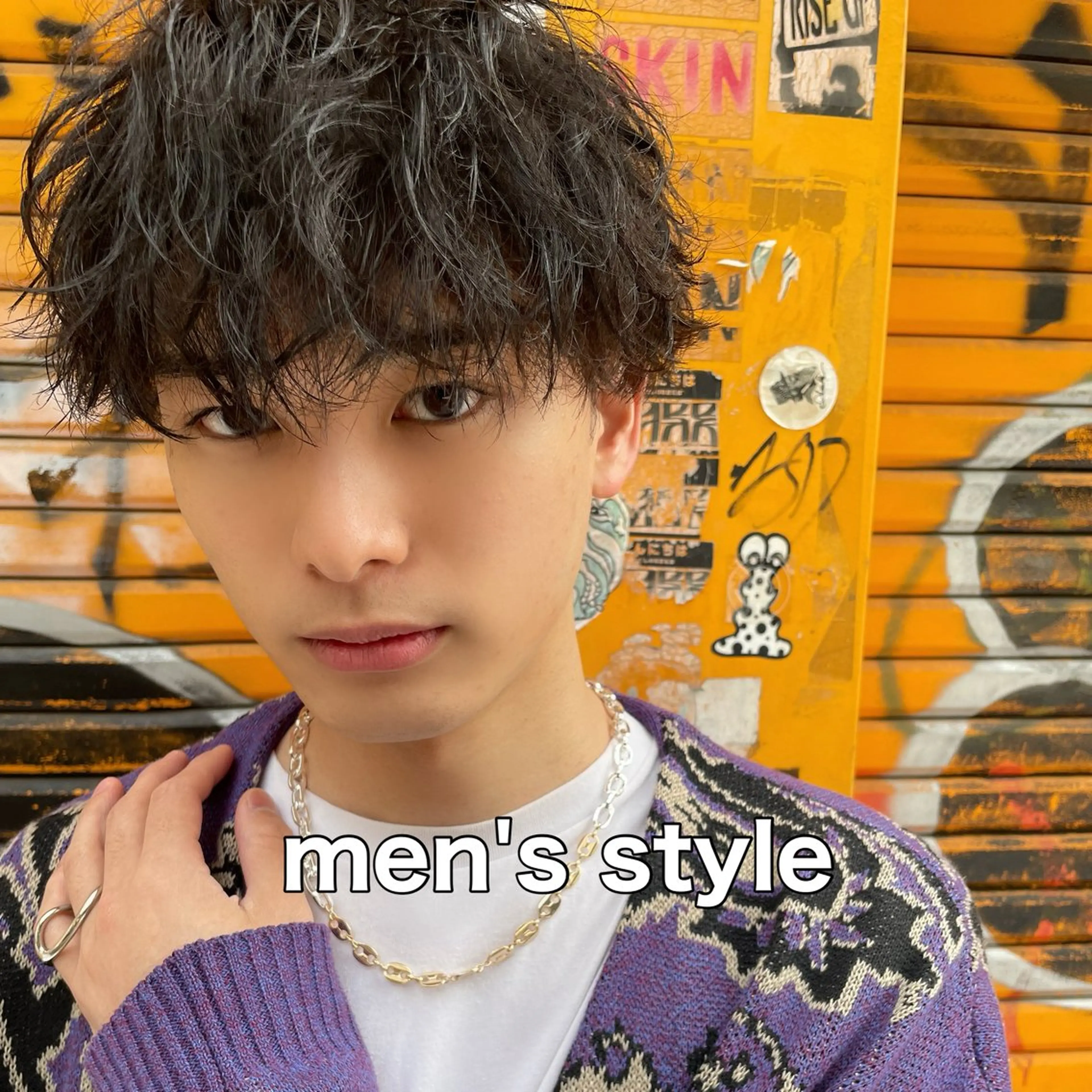 ショート パーマ メンズ カット パーマ 上野⭐️メンズ特化 森田道成のヘアスタイル
