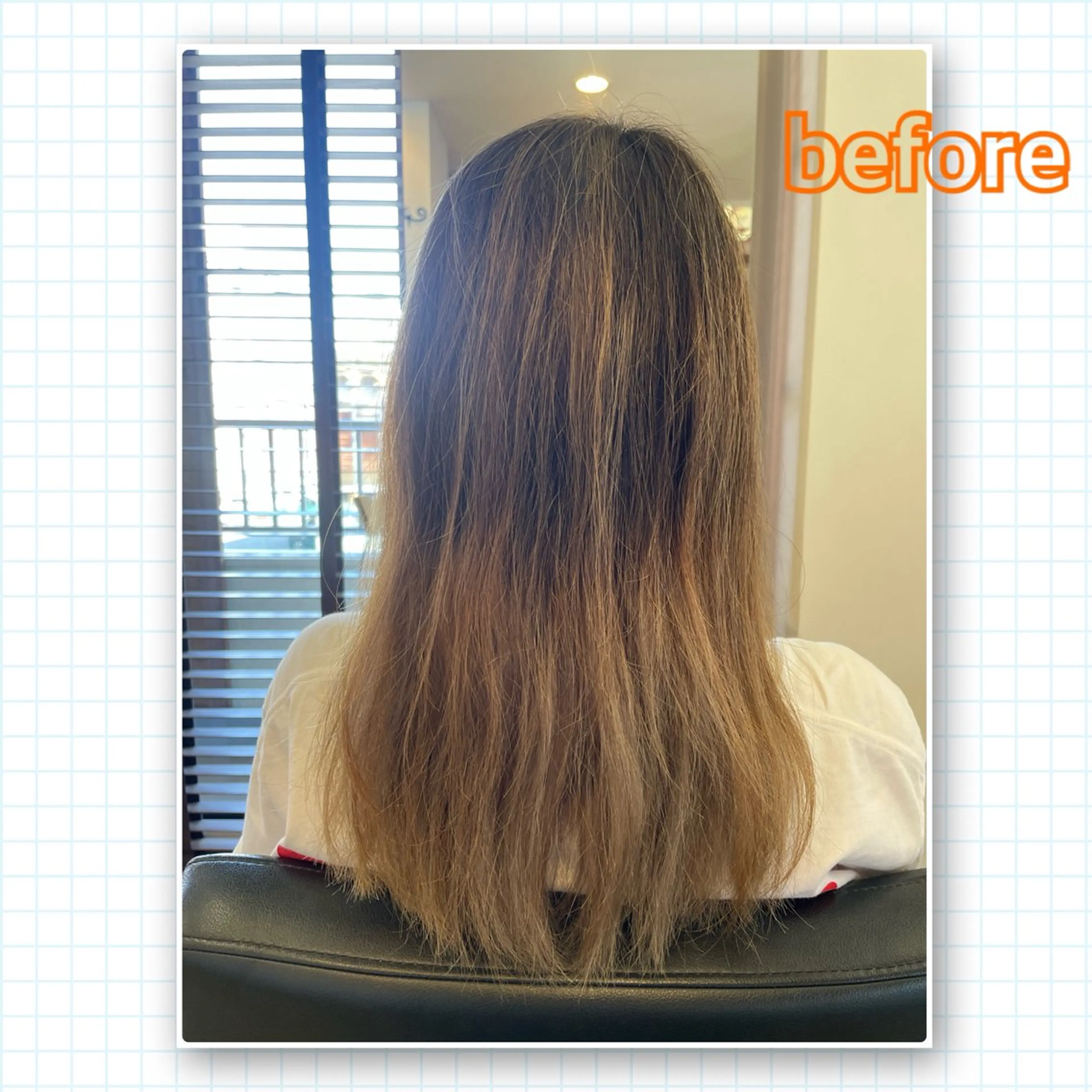 ロング アミーベル🧸🧡 井口店✂️しおりのヘアスタイル