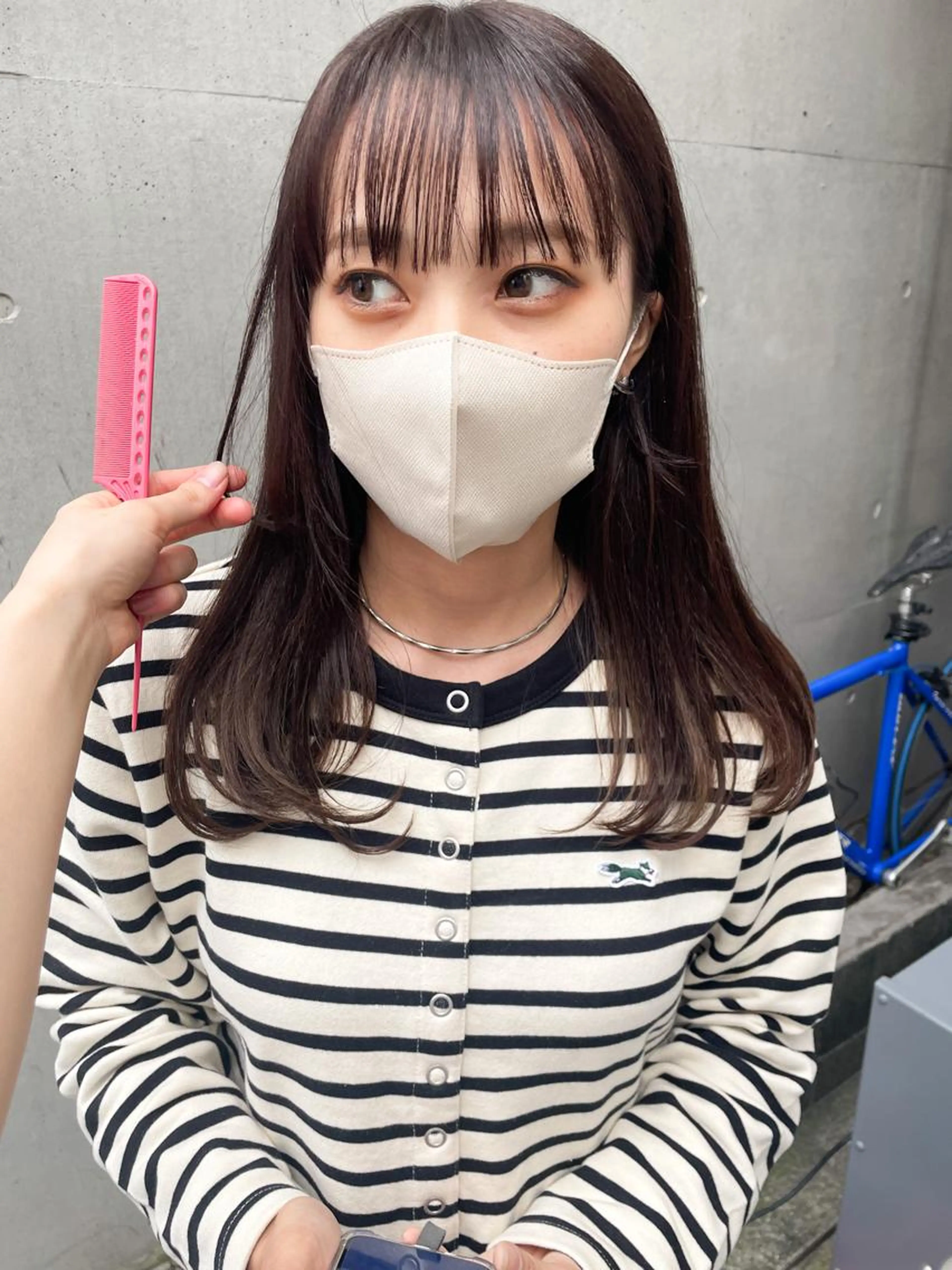 2回目以降の方限定‼️【前髪ストレート+前髪カット】+高保湿トリートメント付き🎀の写真