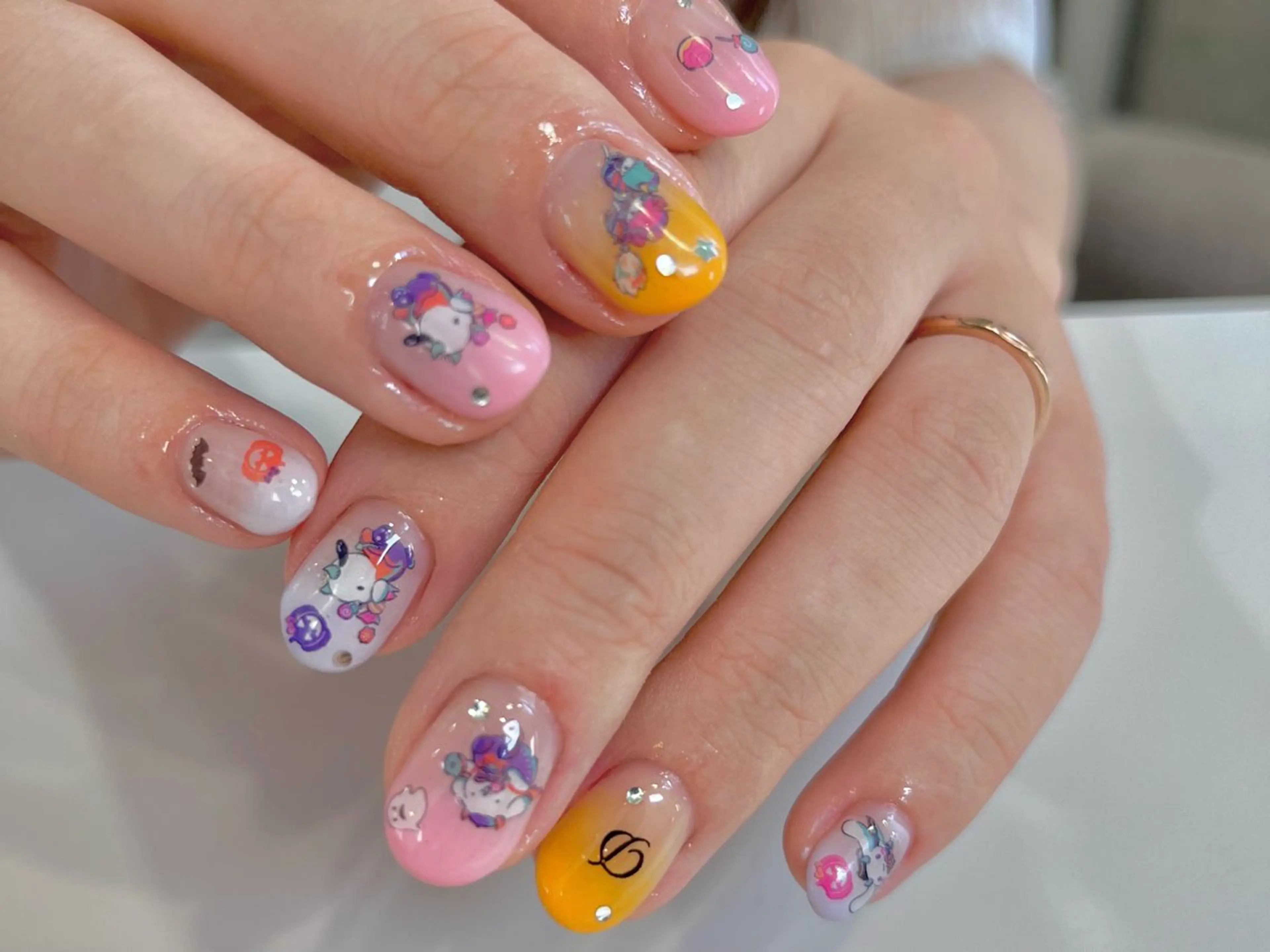 ネイル ハロウィン 持ち込み Queen nail所属・QUEEN ＮＡＩＬのネイルデザイン