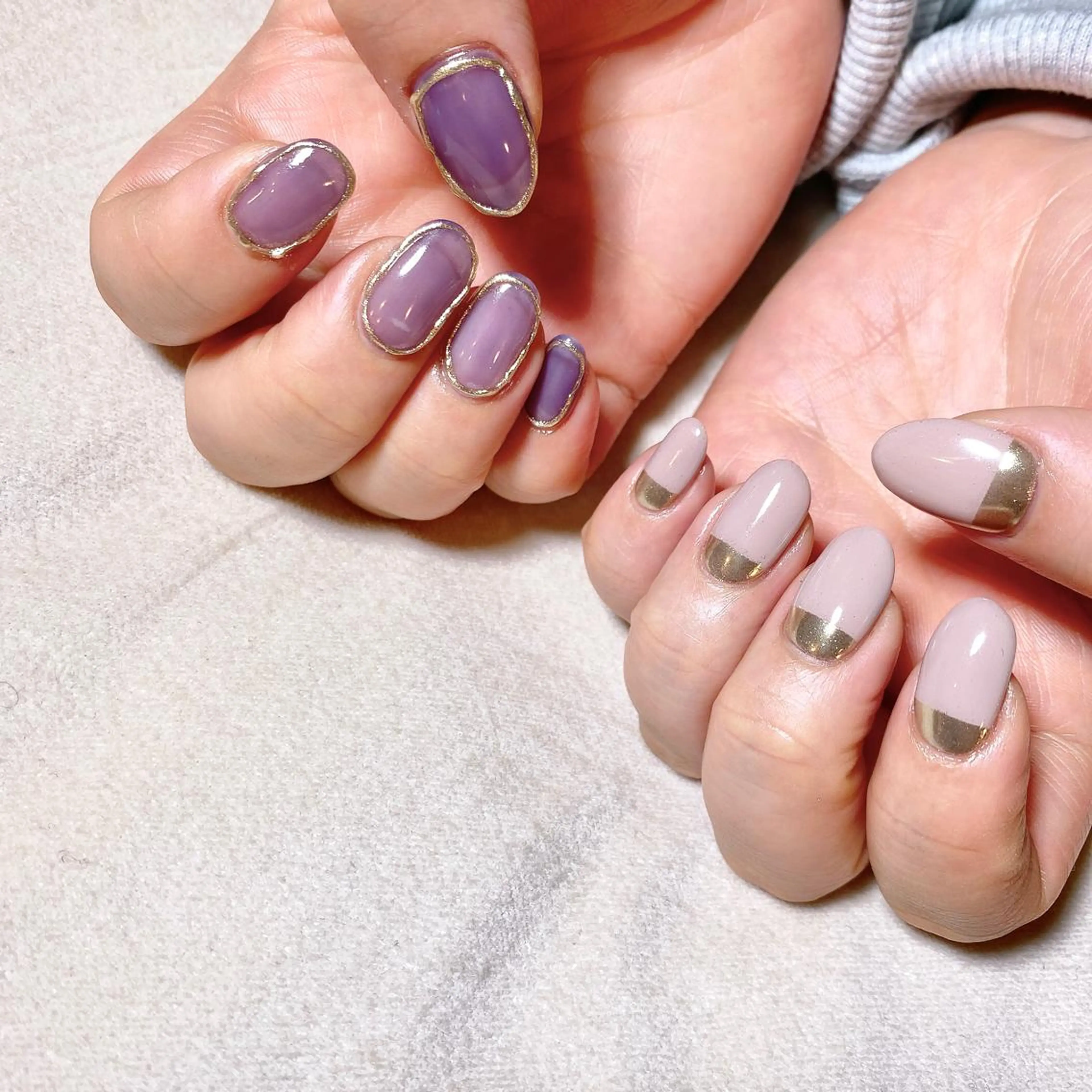 ネイル ミラーネイル ハンドネイル Nail Room Bellisのネイルデザイン