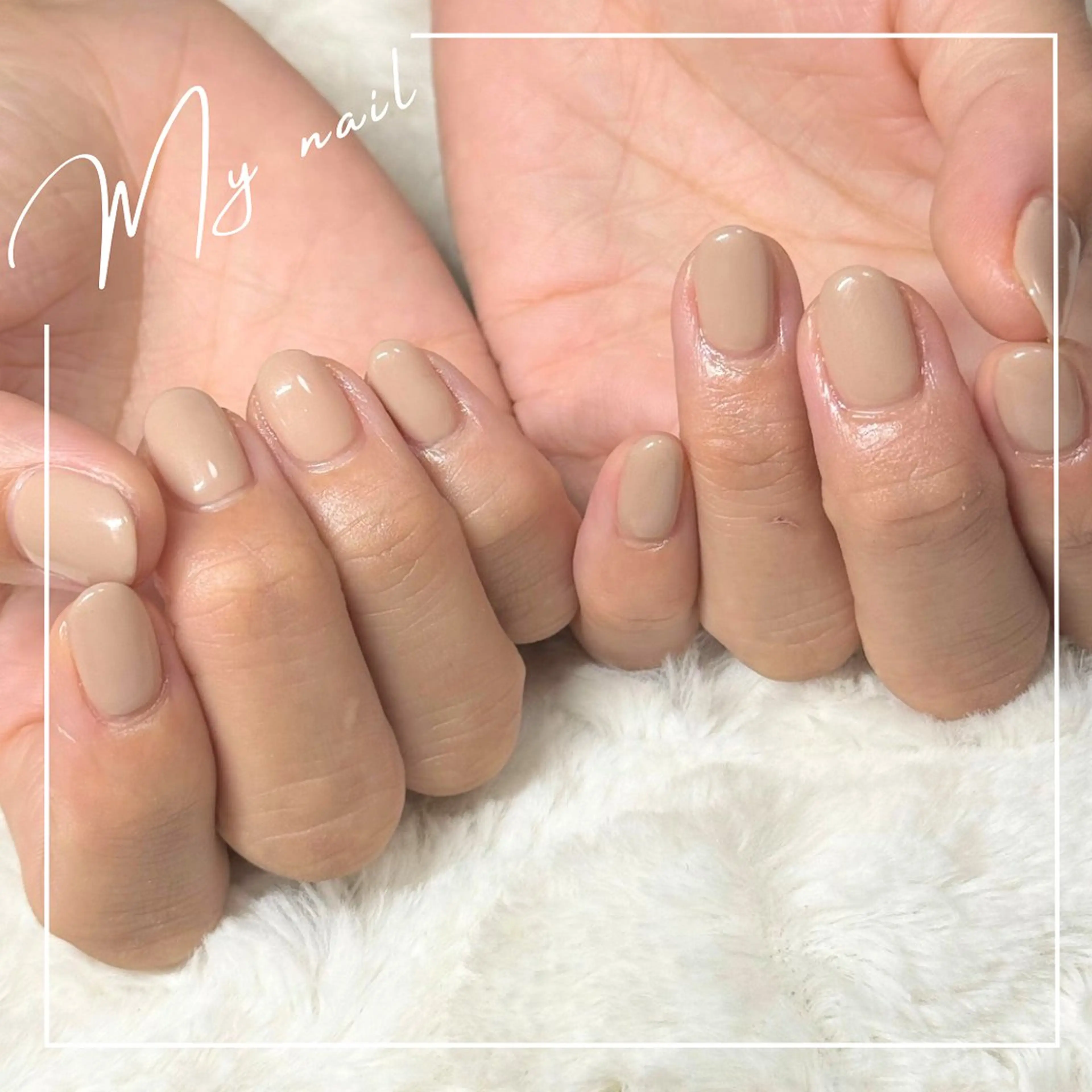 ネイル ワンカラーネイル MY NAILのネイルデザイン