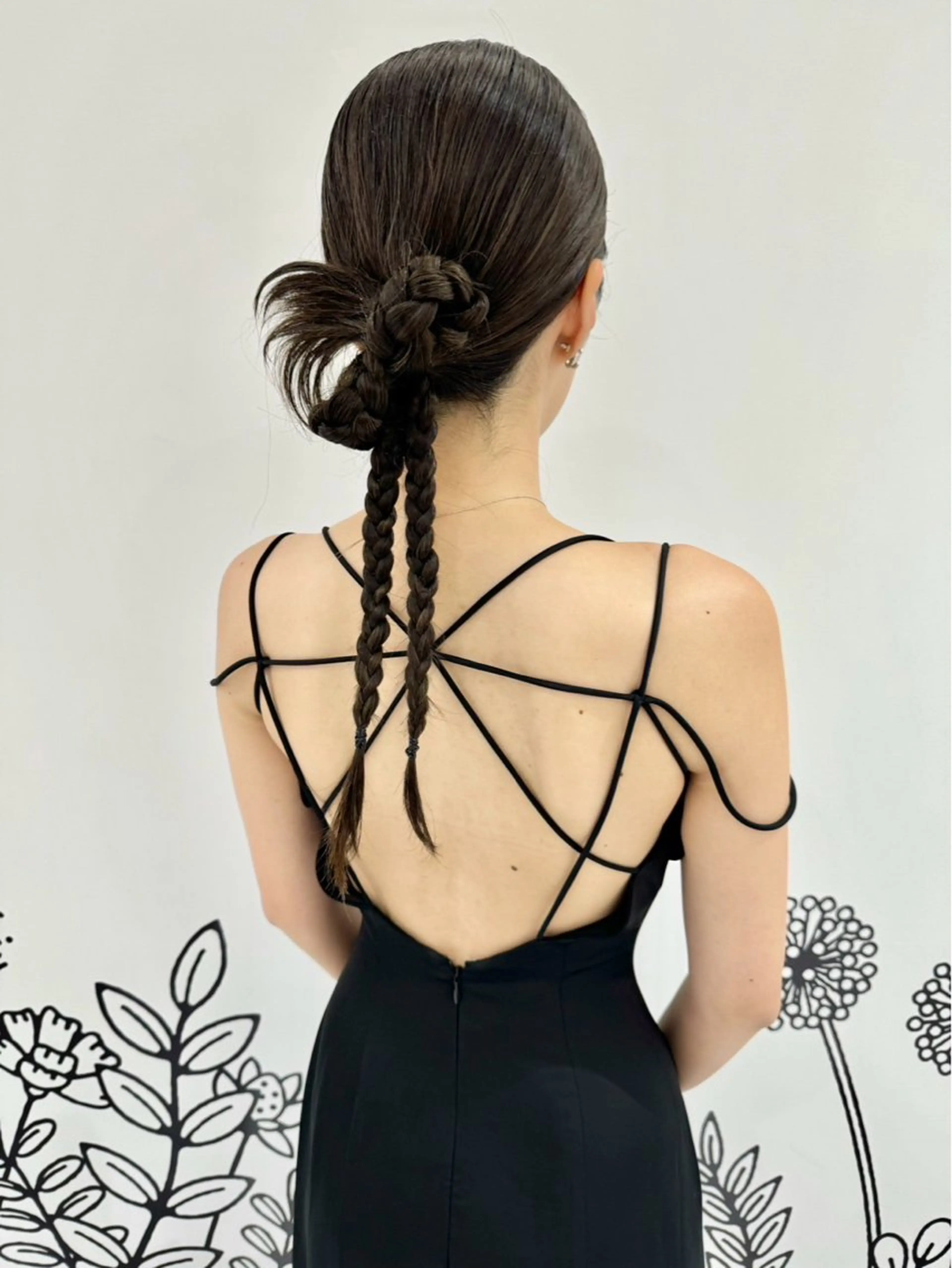 ロング ヘアアレンジ ヘアセット 🩶横浜美容室 透明感カラー✝️るみのヘアスタイル