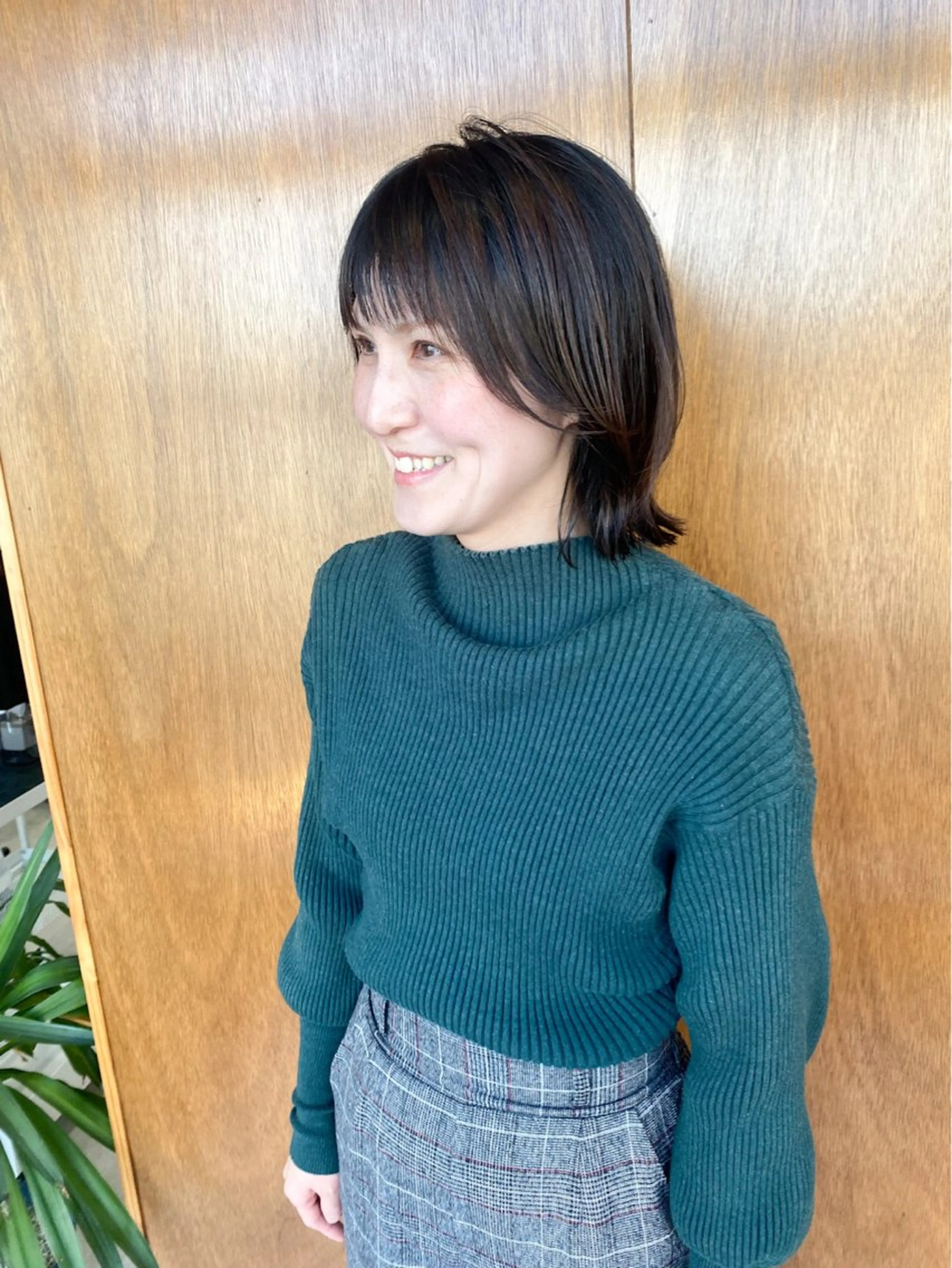 ミディアム ミディアムレイヤー ボブ レイヤーカット it.所属・it. Arisaのヘアスタイル