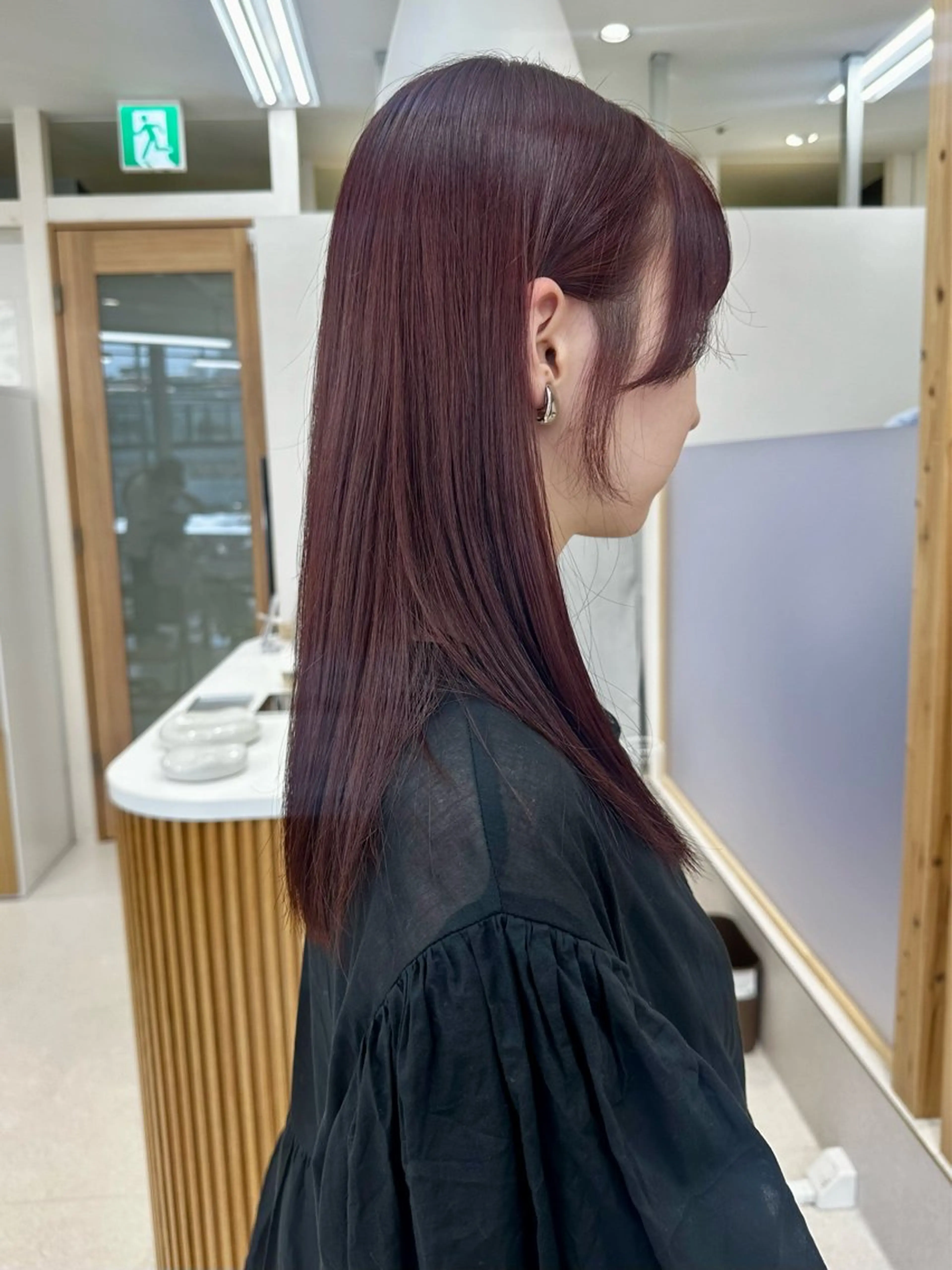 セミロング カラー カット ヘアカラー トリートメント 🪭risa 暖色/レイヤー🪭のヘアスタイル