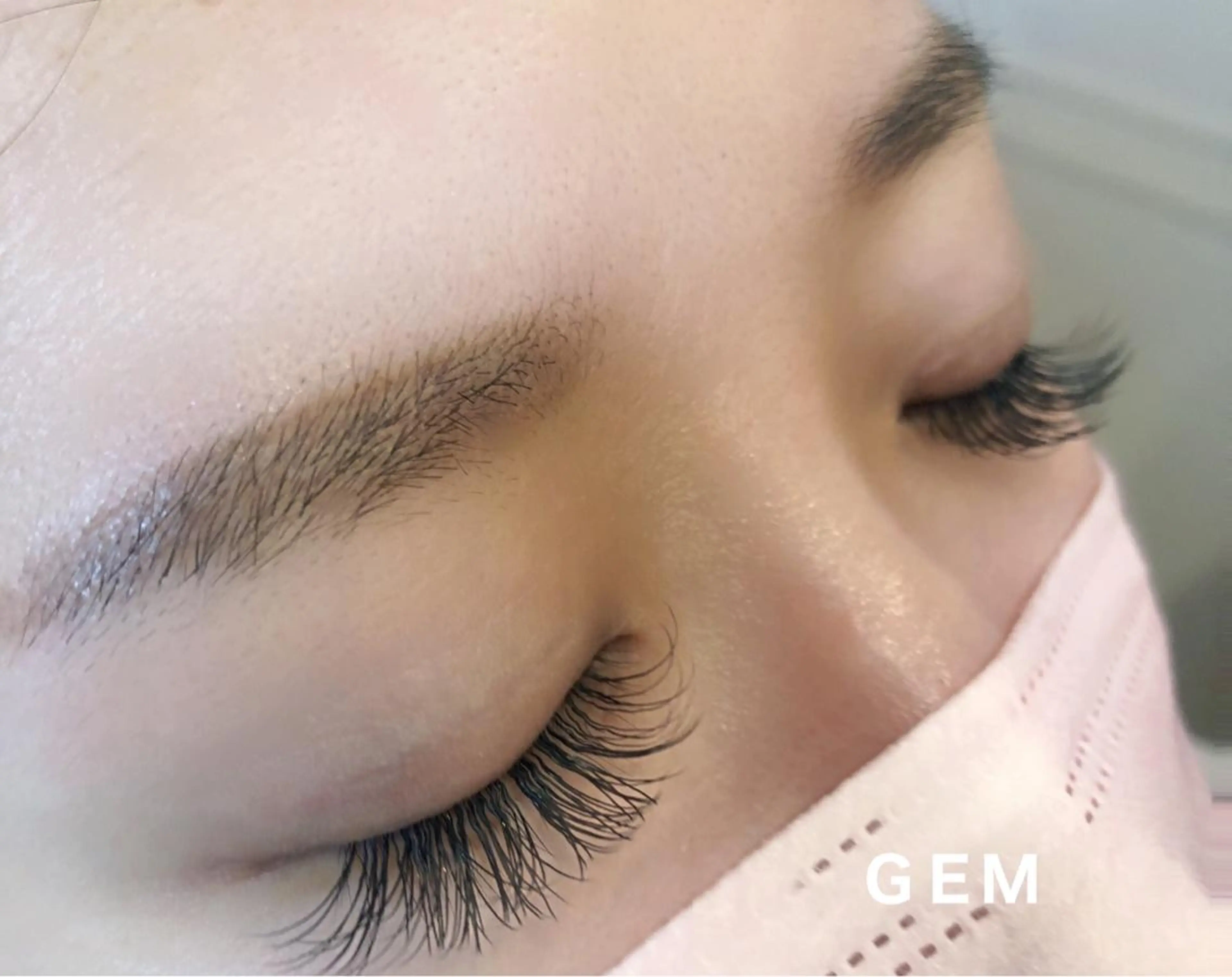 マツエク・マツパ フラットラッシュ GEM  the beautyのマツエク・マツパデザイン