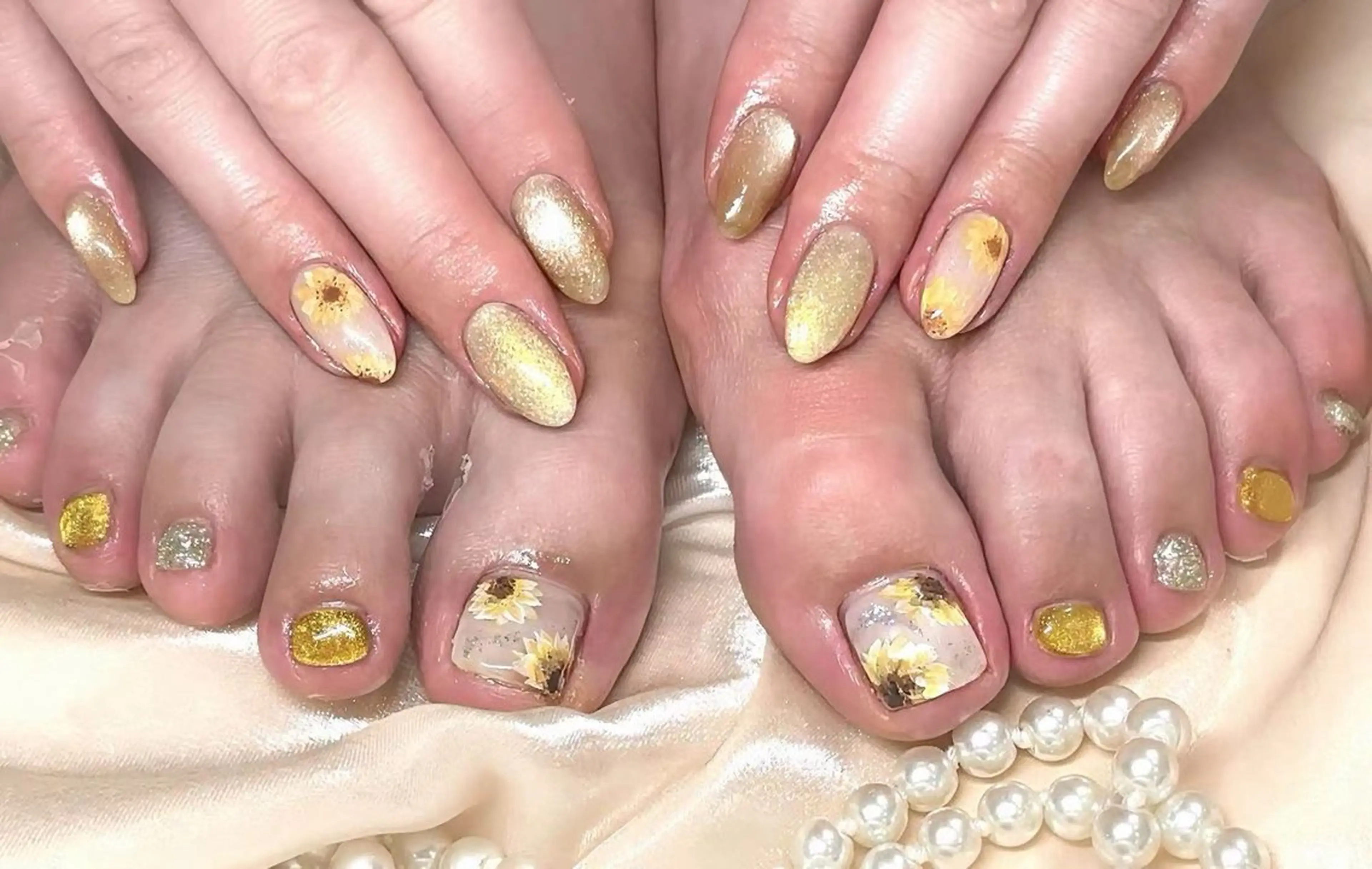 ネイル ハンドネイル フットネイル ✨Nailsalon Vi+✨のネイルデザイン
