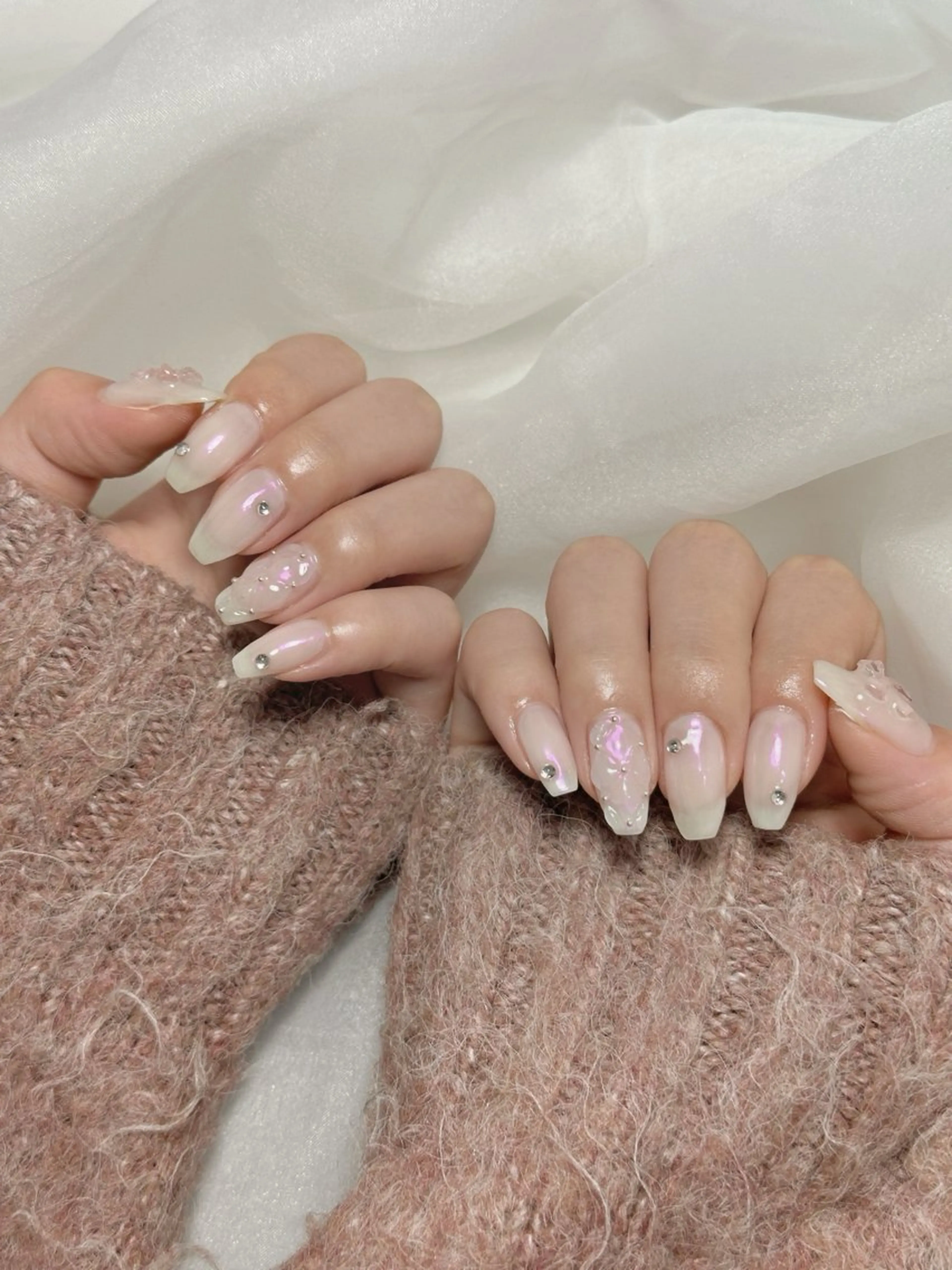ネイル 🩵ニヨ ネイル ☁️のネイルデザイン