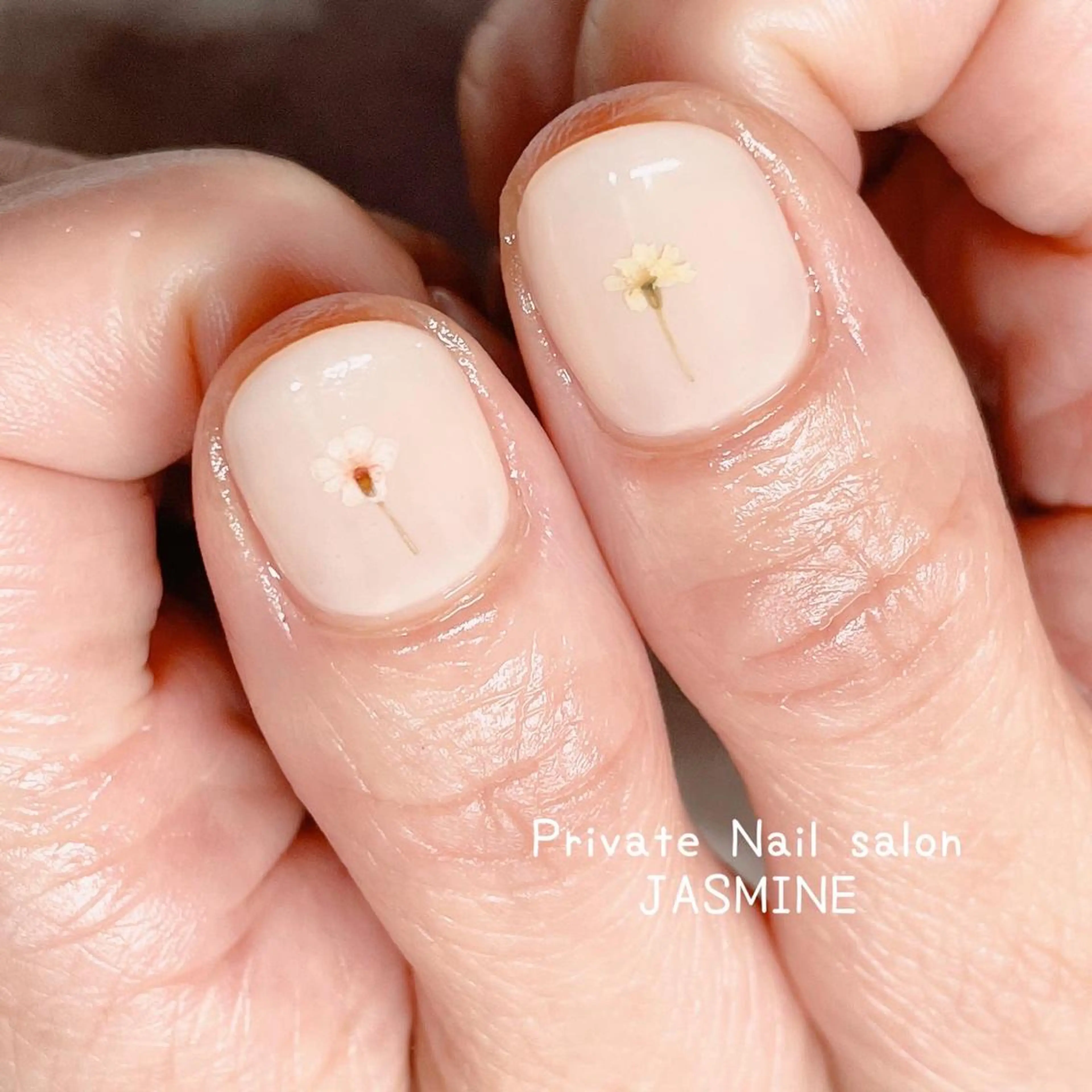 ネイル フラワーネイル シンプルネイル ハンドネイル Nail salon JASMINEのネイルデザイン