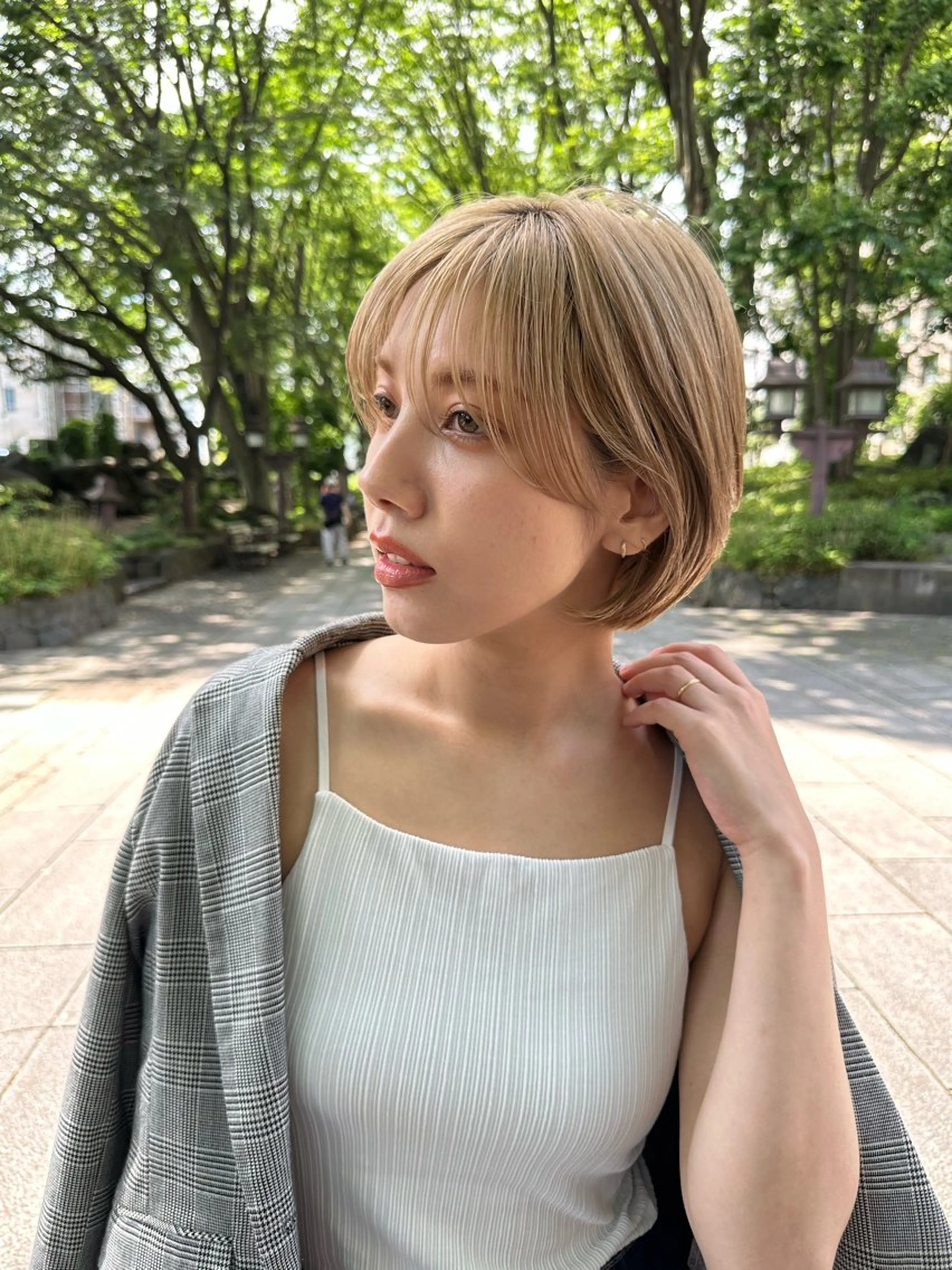 ショート ショートヘア 小顔カット カット ヘアカラー トリートメント ヘッドスパ 遠藤大雅 ショート /韓国ボブ🌈のヘアスタイル