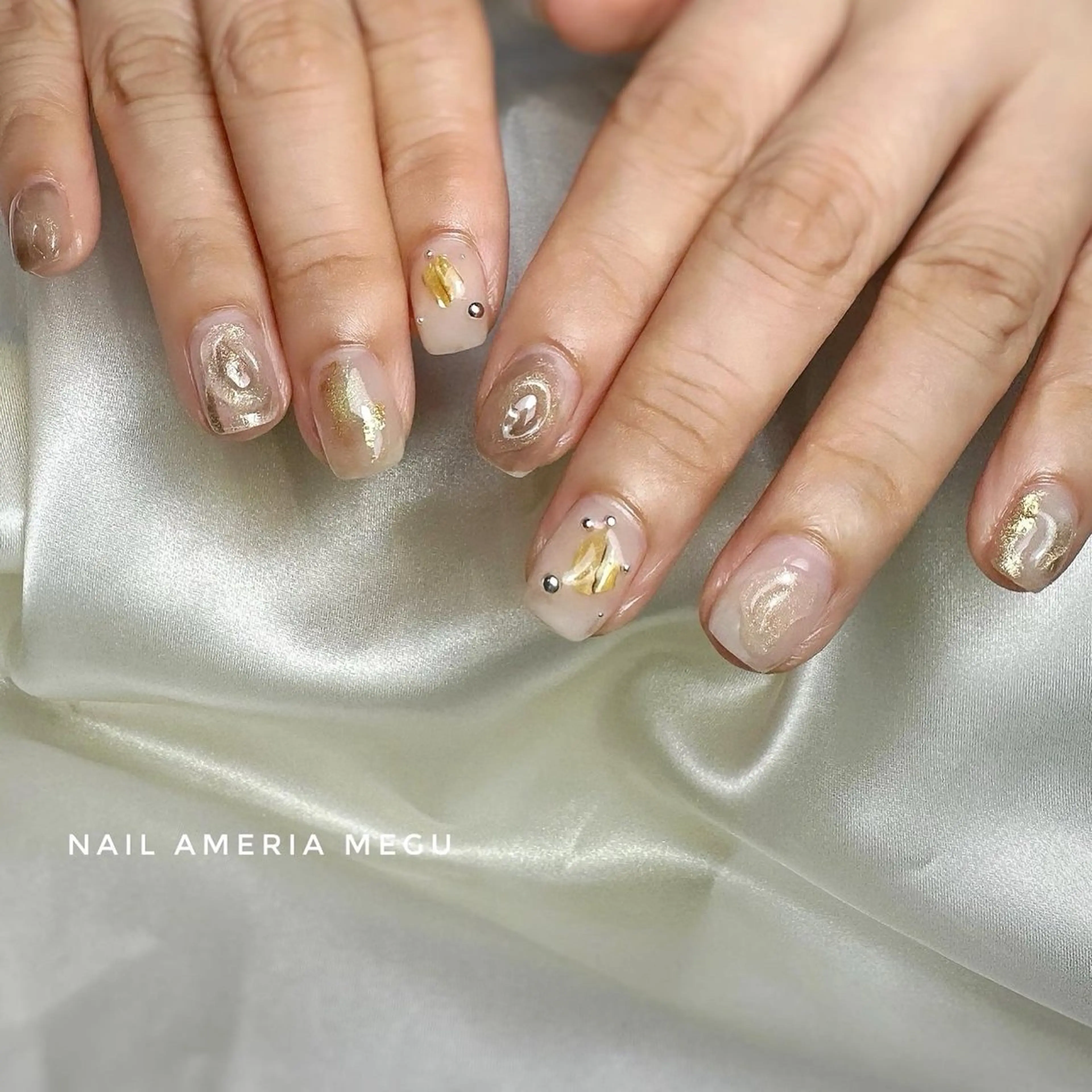 ネイル ニュアンスネイル ハンドネイル Nail ameria megu所属・ameria meguのネイルデザイン