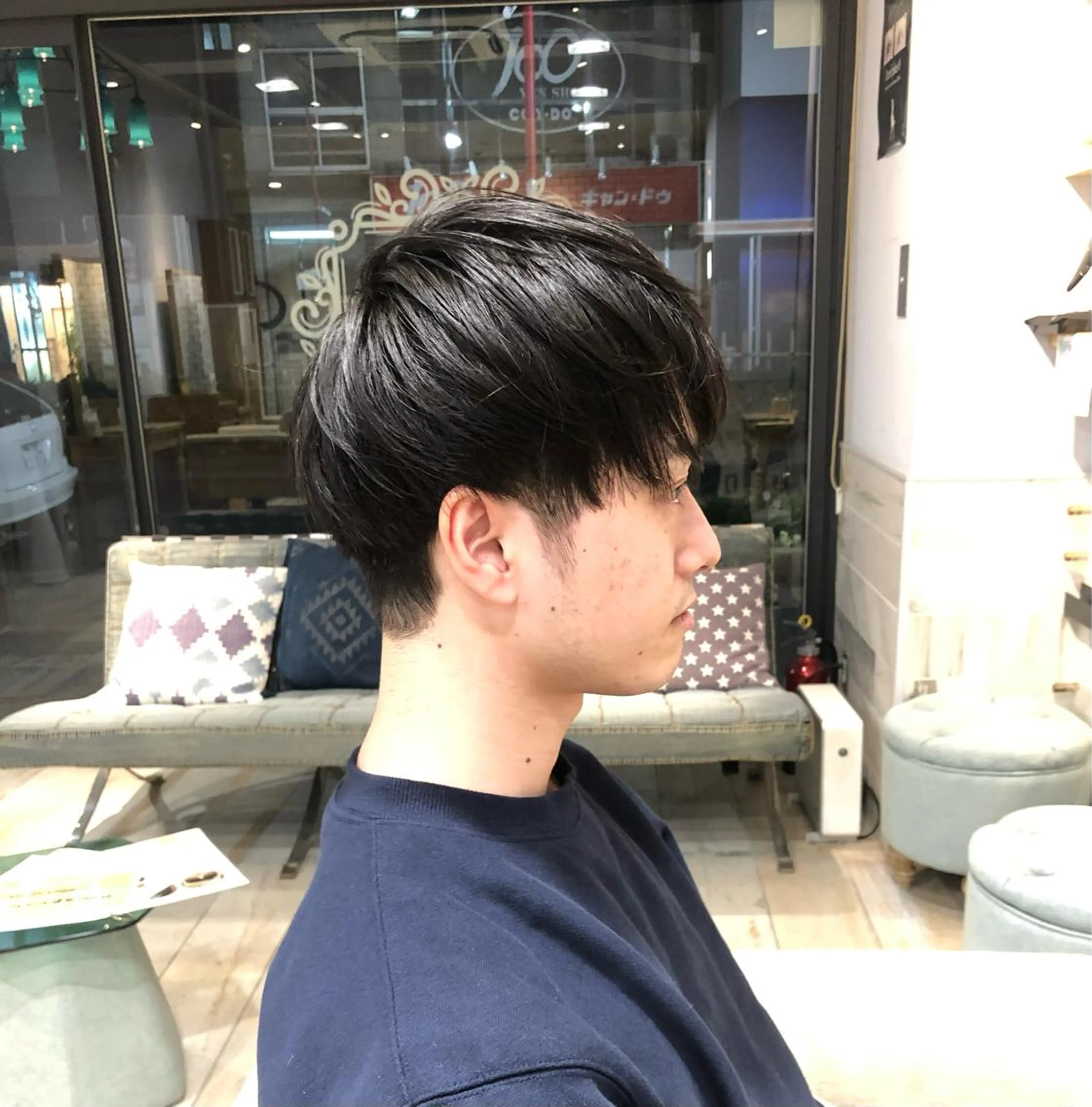 メンズ カット ヘッドスパ すげ さやかのヘアスタイル