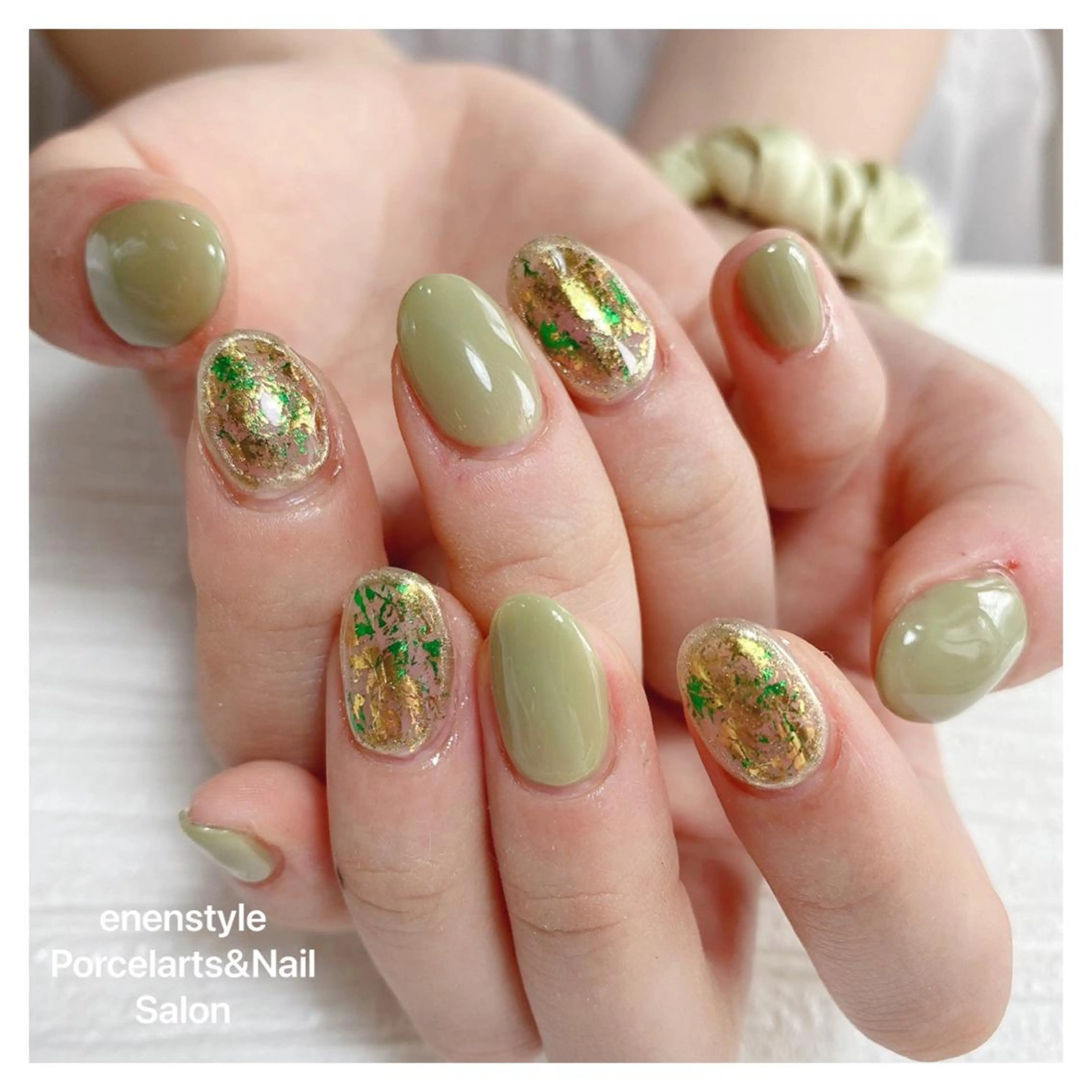 ミディアム ネイル ハンドネイル 👑enen style👑のネイルデザイン
