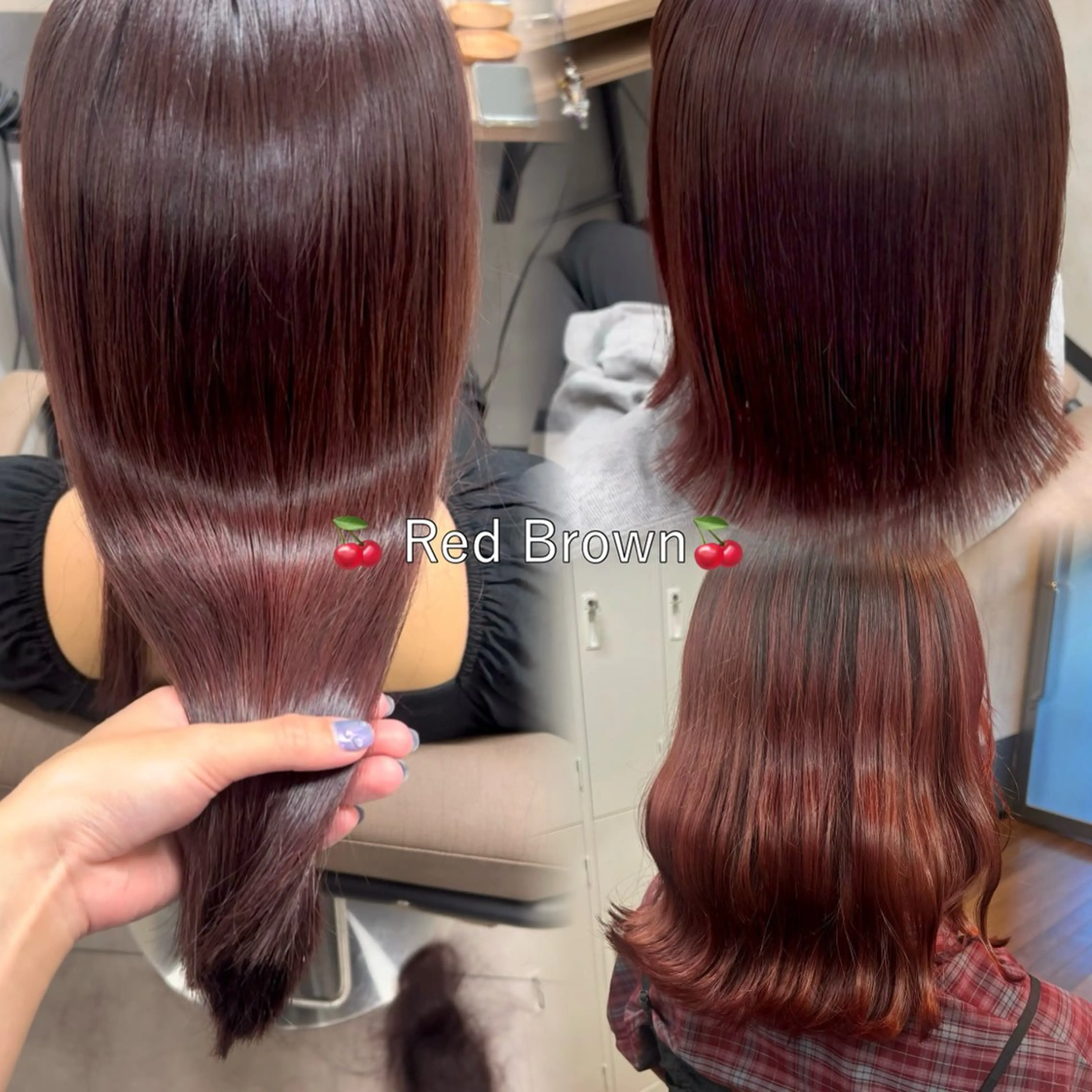 カラー 岡野 綾のヘアスタイル