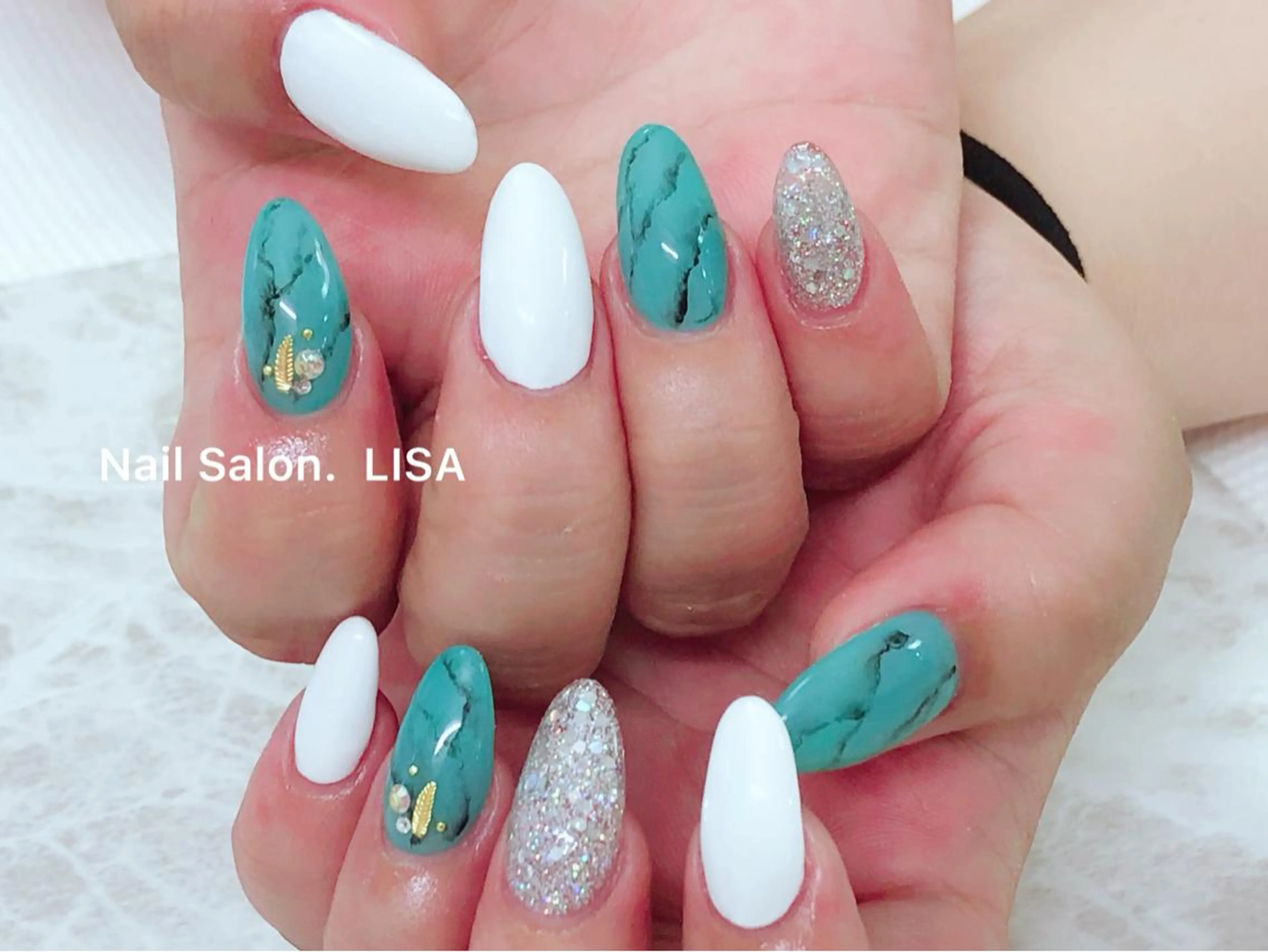 ネイル アートネイル スカルプネイル 🎀 RI🎀のネイルデザイン