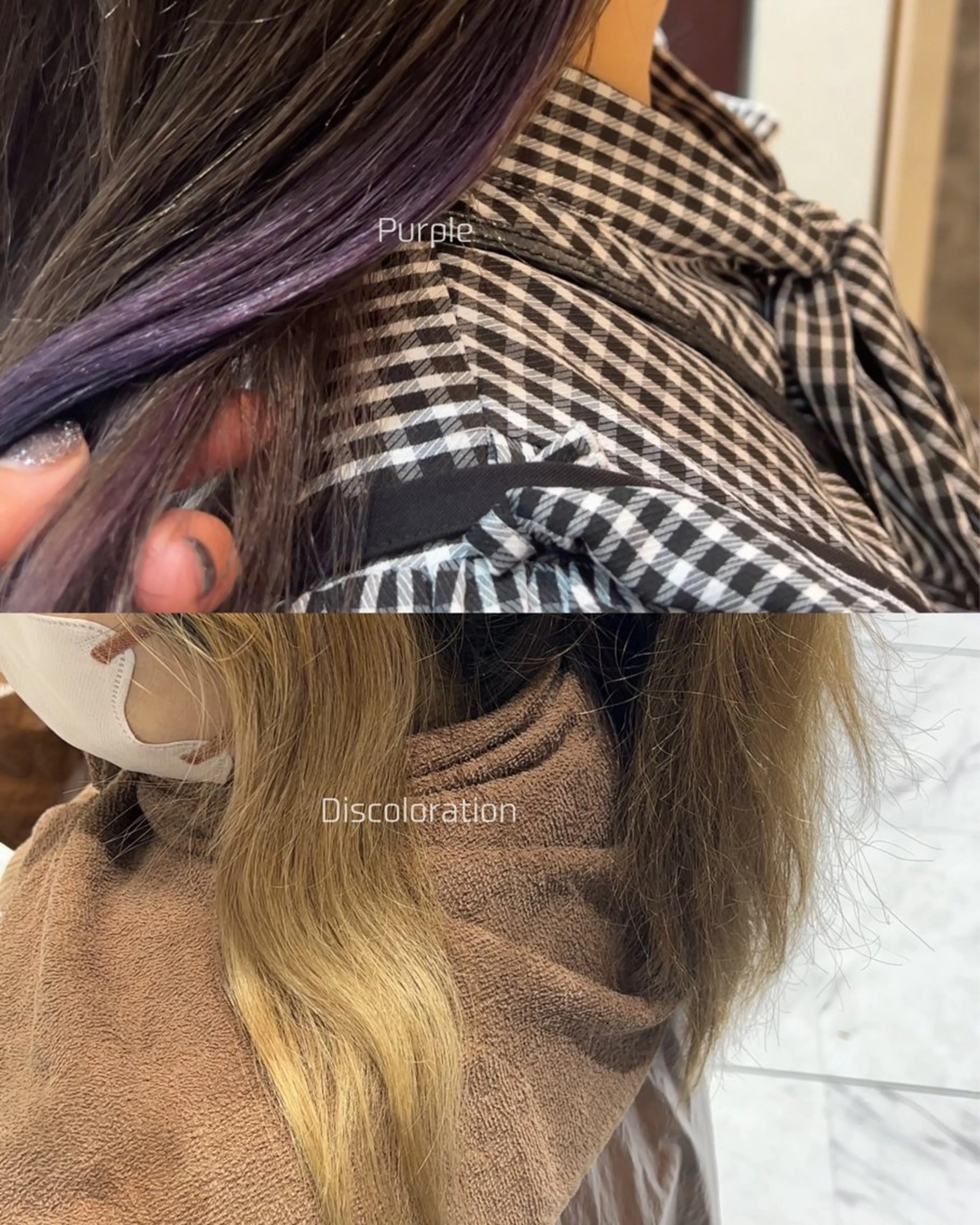 ロング カラー あんどう ゆうかのヘアスタイル