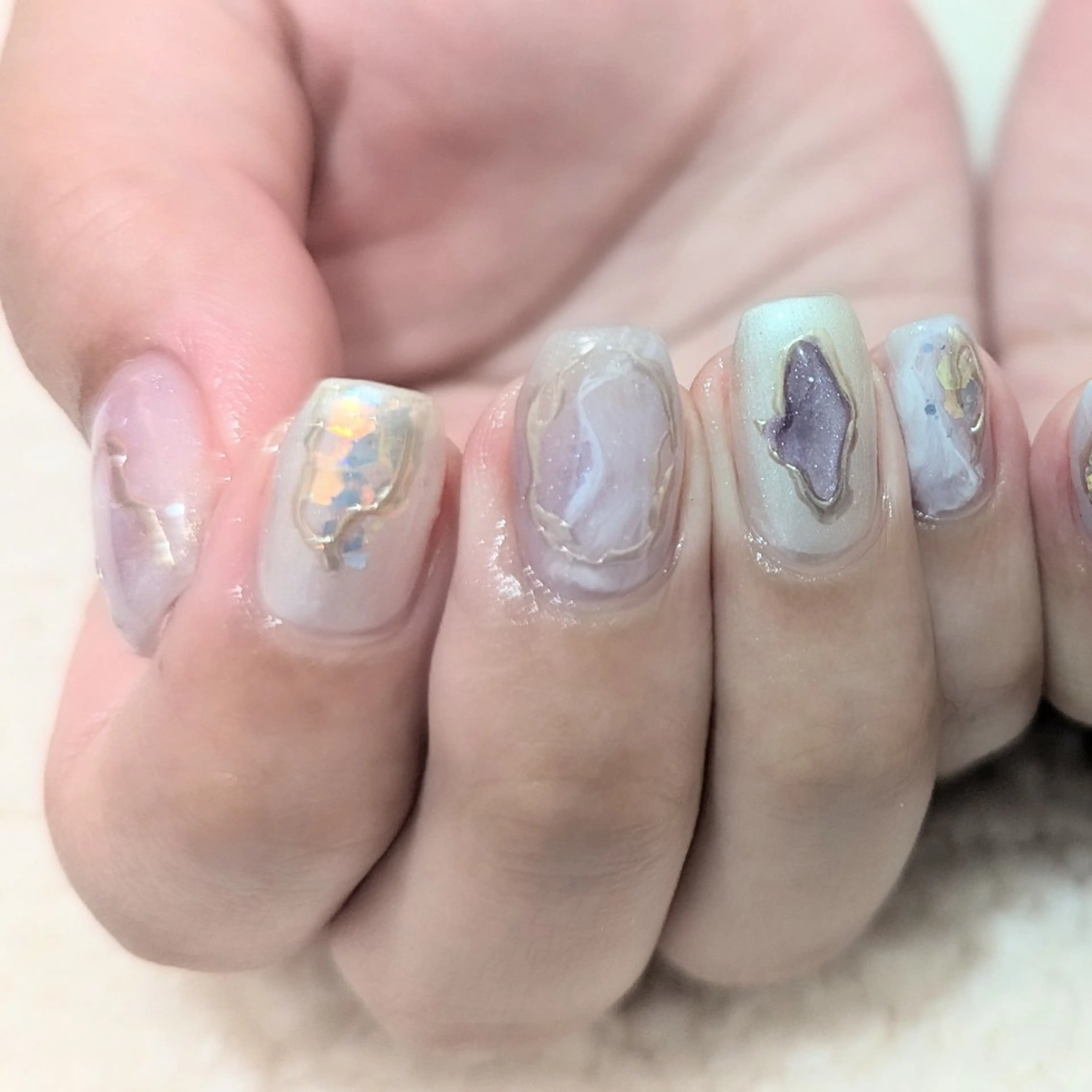 ネイル 持ち込み Beauty Salon VIBLISS 福岡店所属・VIBLISS福岡店 yurichanのネイルデザイン