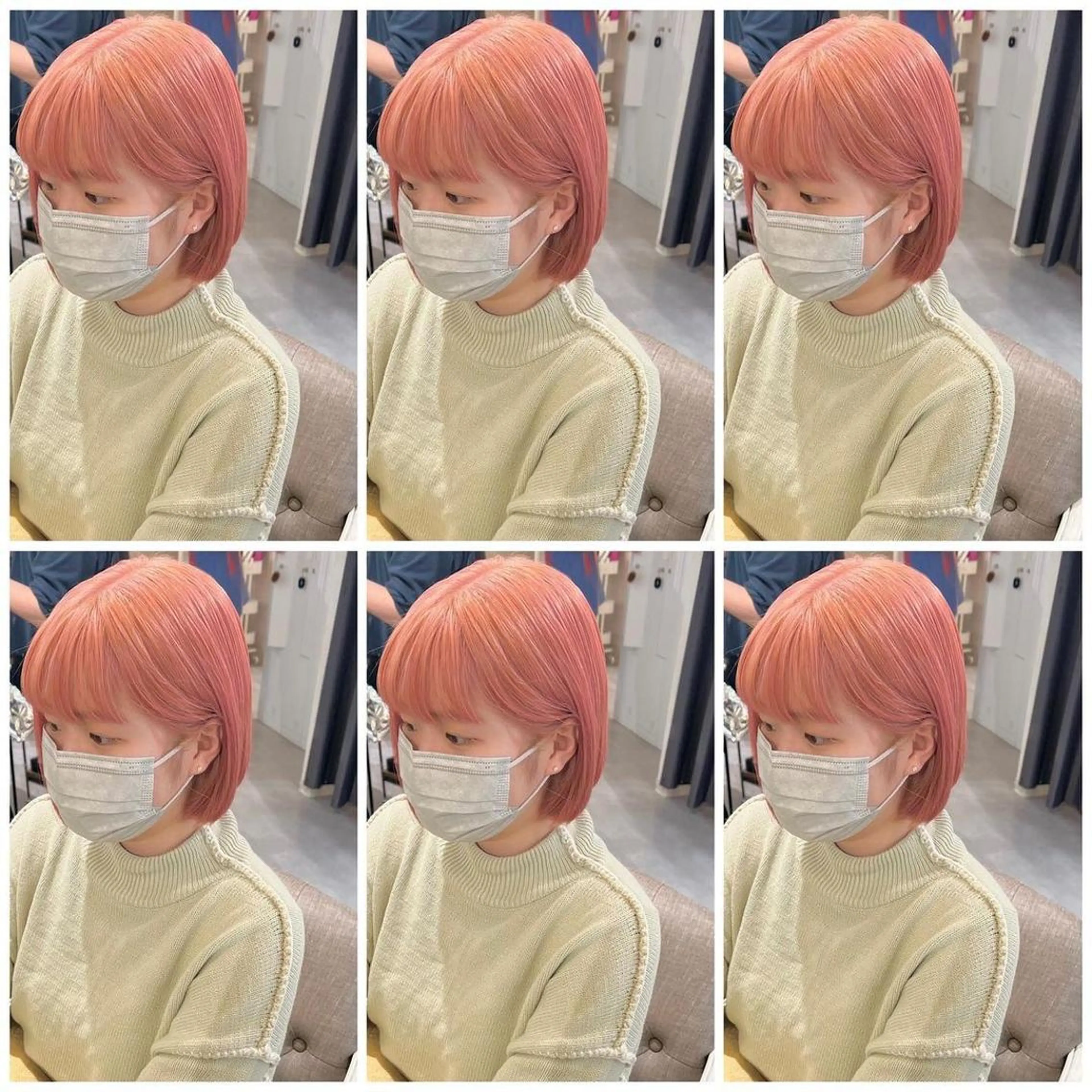 ショート カラー ブリーチ、髪質改善 Noe心斎橋店のヘアスタイル