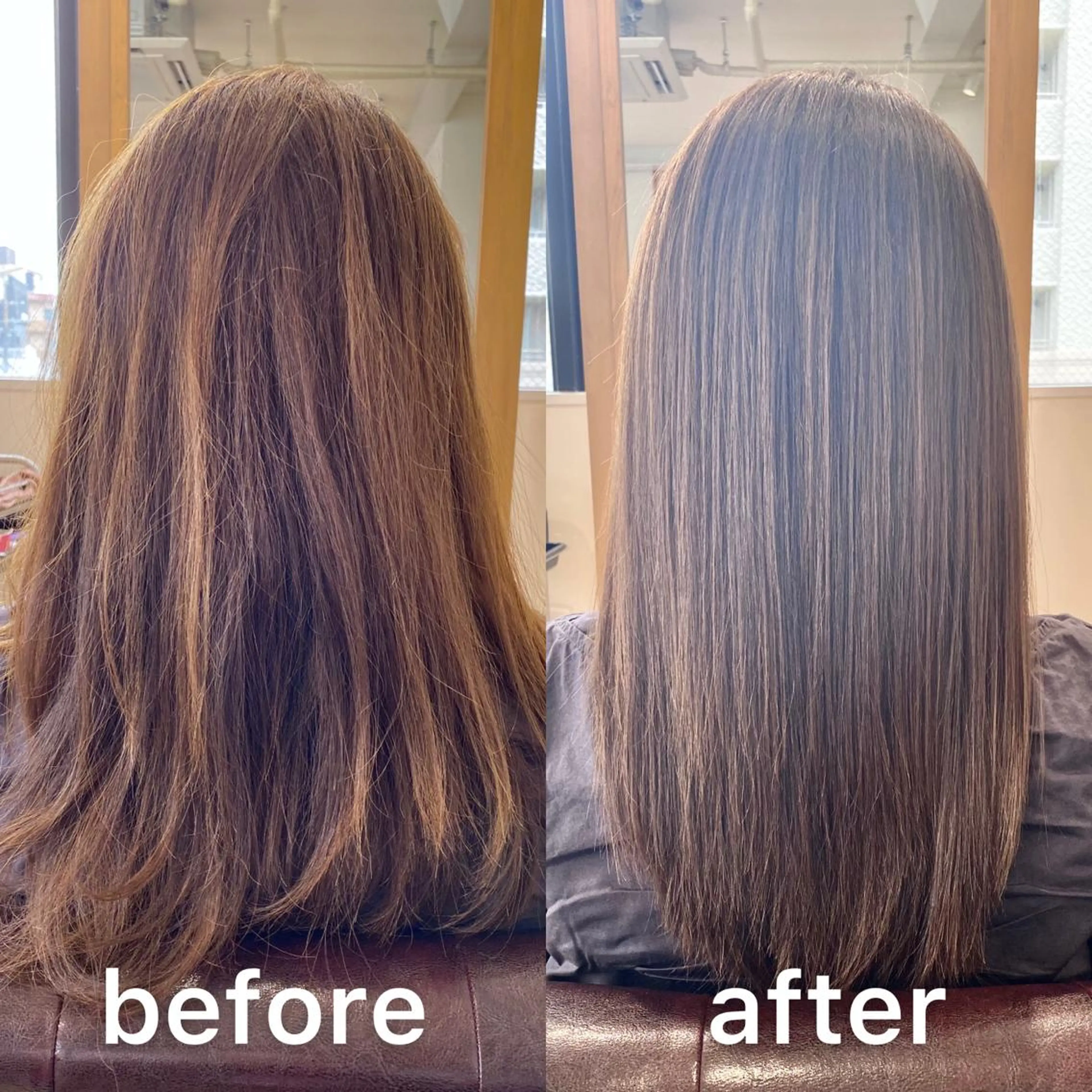 ミディアム カラー ベージュカラー ブラウンカラー ブラウンベージュ 透明感カラー 髪質改善 カット ヘアカラー パーマ トリートメント ヘッドスパ KIZU 髪質改善 オカルト怪談のヘアスタイル