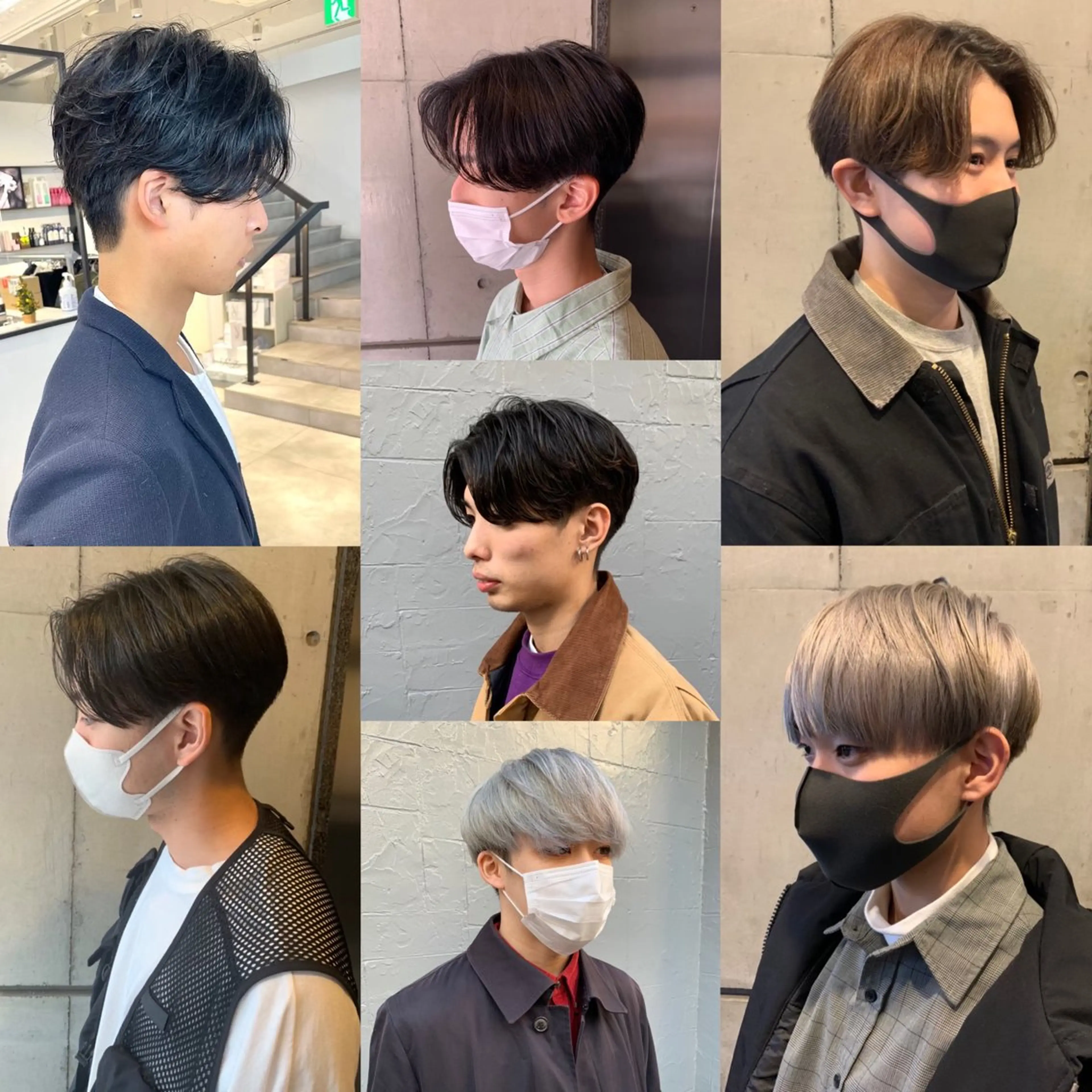 メンズ メンズブリーチ メンズインナーカラー メンズ韓国風 メンズパーマ 酸性ストレート カット メンズヘア個性派 ネイル/コトミ🐸のネイルデザイン