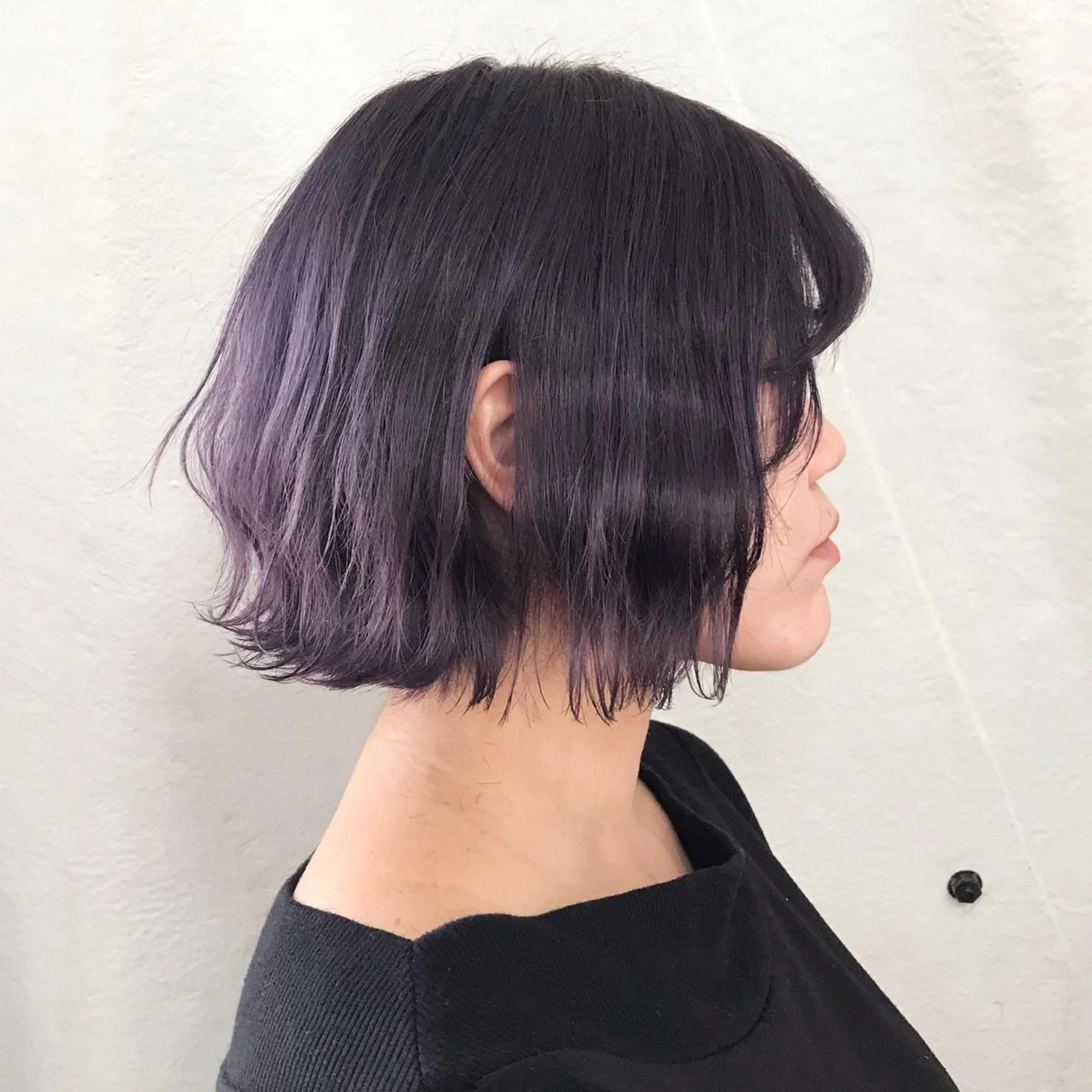 ショート カラー ブリーチ ラベンダーカラー タンバルモリ サロウィン所属・K-POP好き美容師 🇰🇷Kai.Yのヘアスタイル