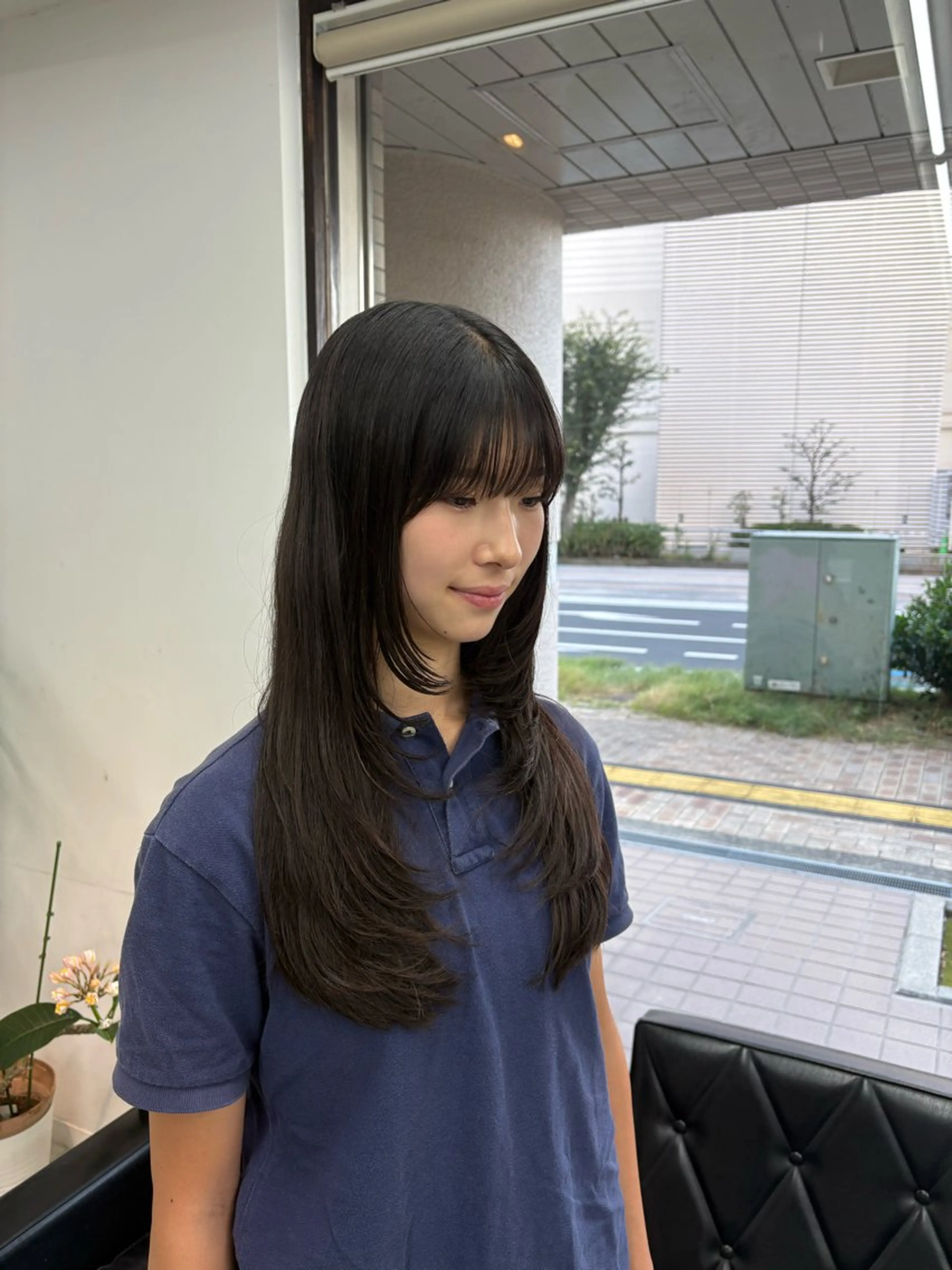 ロング レイヤーカット ロング カット 月野涼風 /レイヤーカットのヘアスタイル