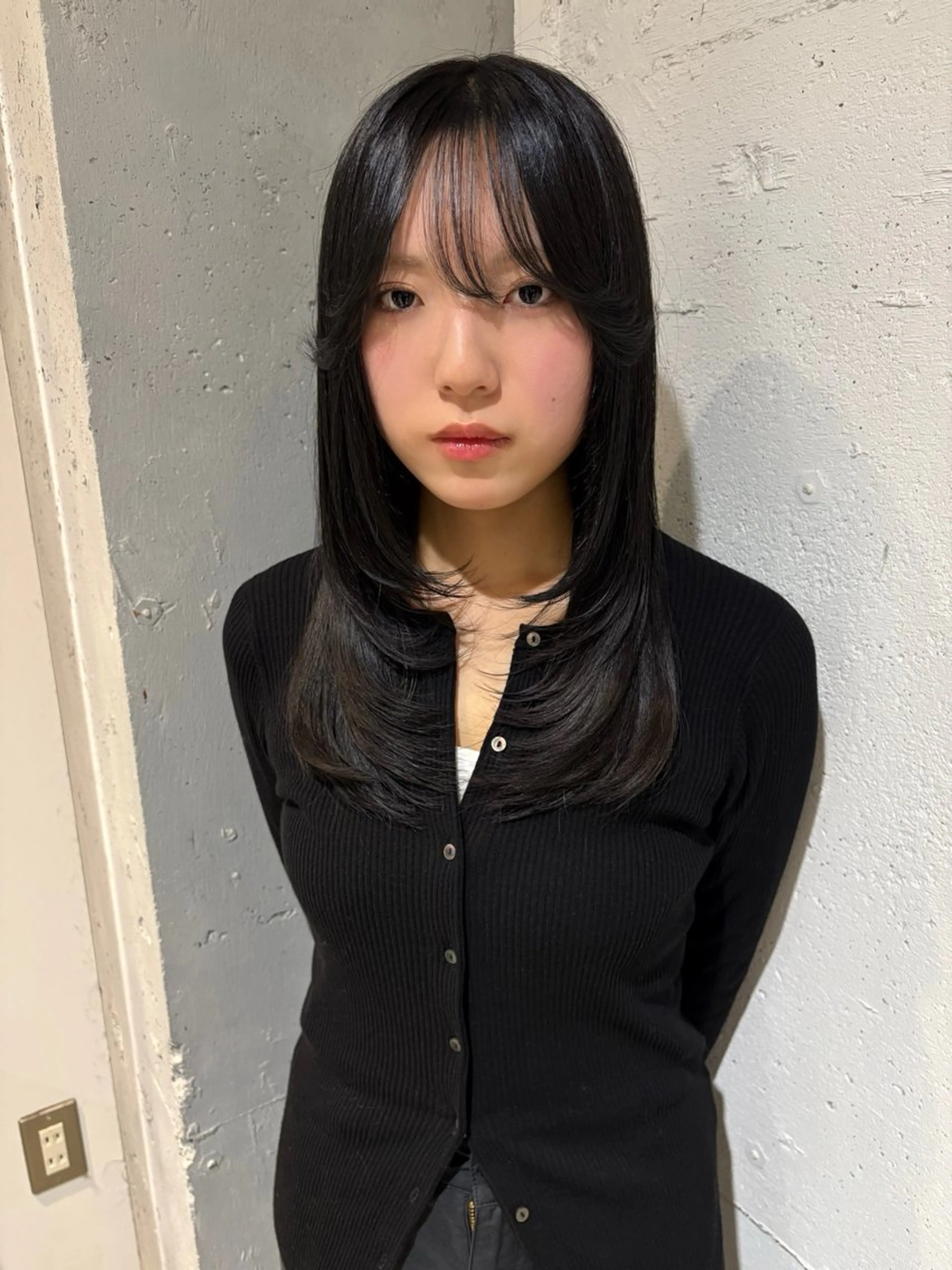 ロング レイヤーカット カット ヘアカラー Juna✂️ レイヤー / ボブのヘアスタイル