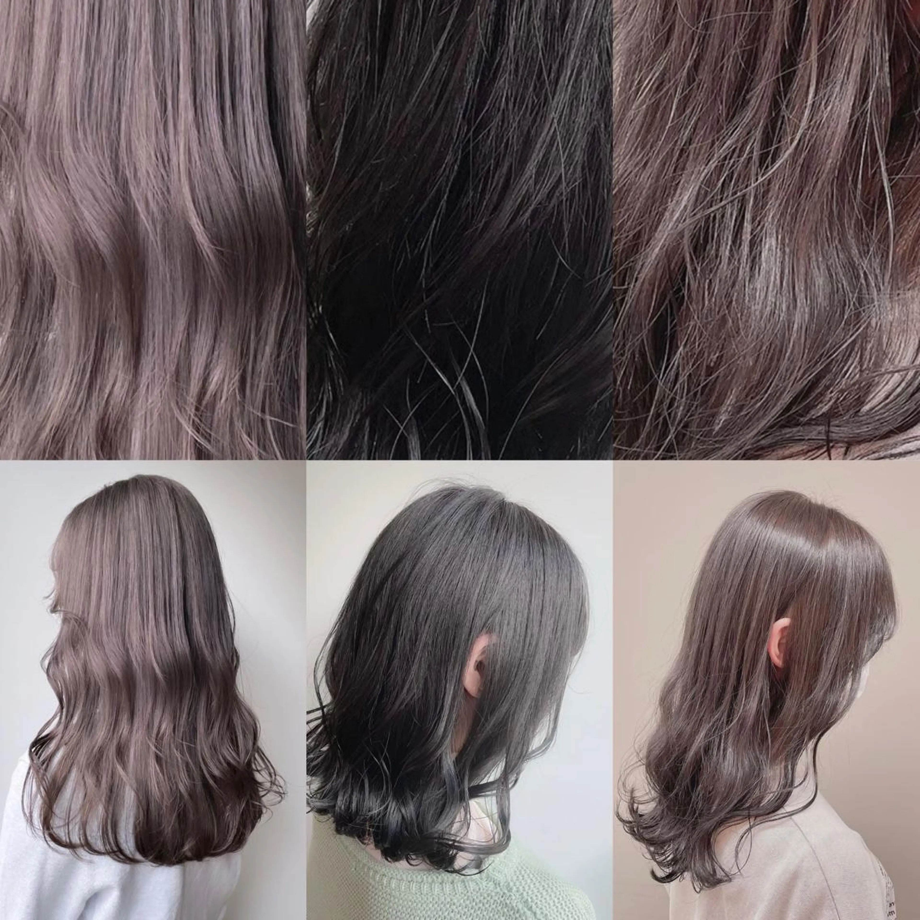 セミロング カラー 似合わせカット カット ヘアカラー トリートメント ヘッドスパ ヘアセット ❤️赤み消し 上品カラー❤️のヘアスタイル