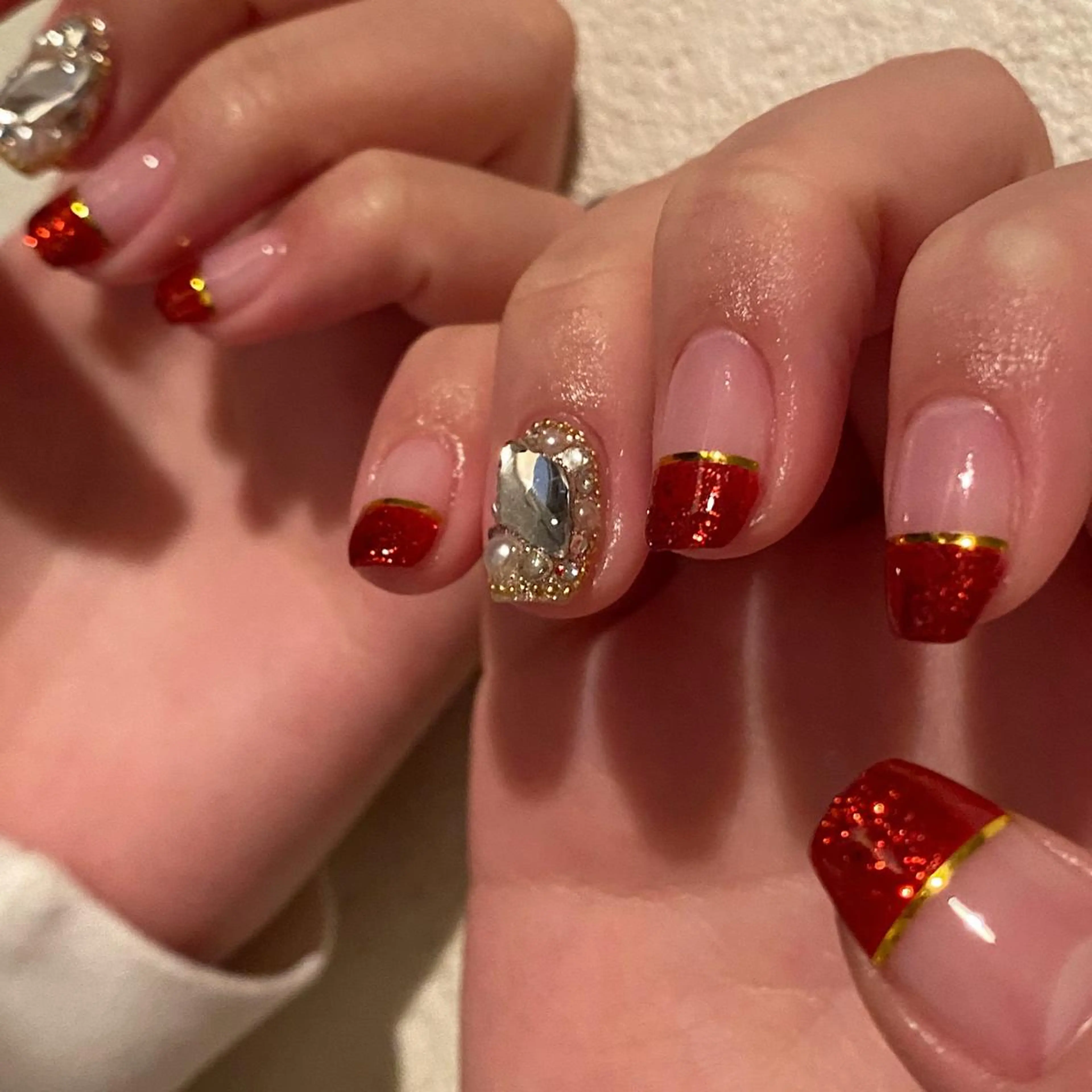 ネイル キラキラネイル lcoco nailのネイルデザイン