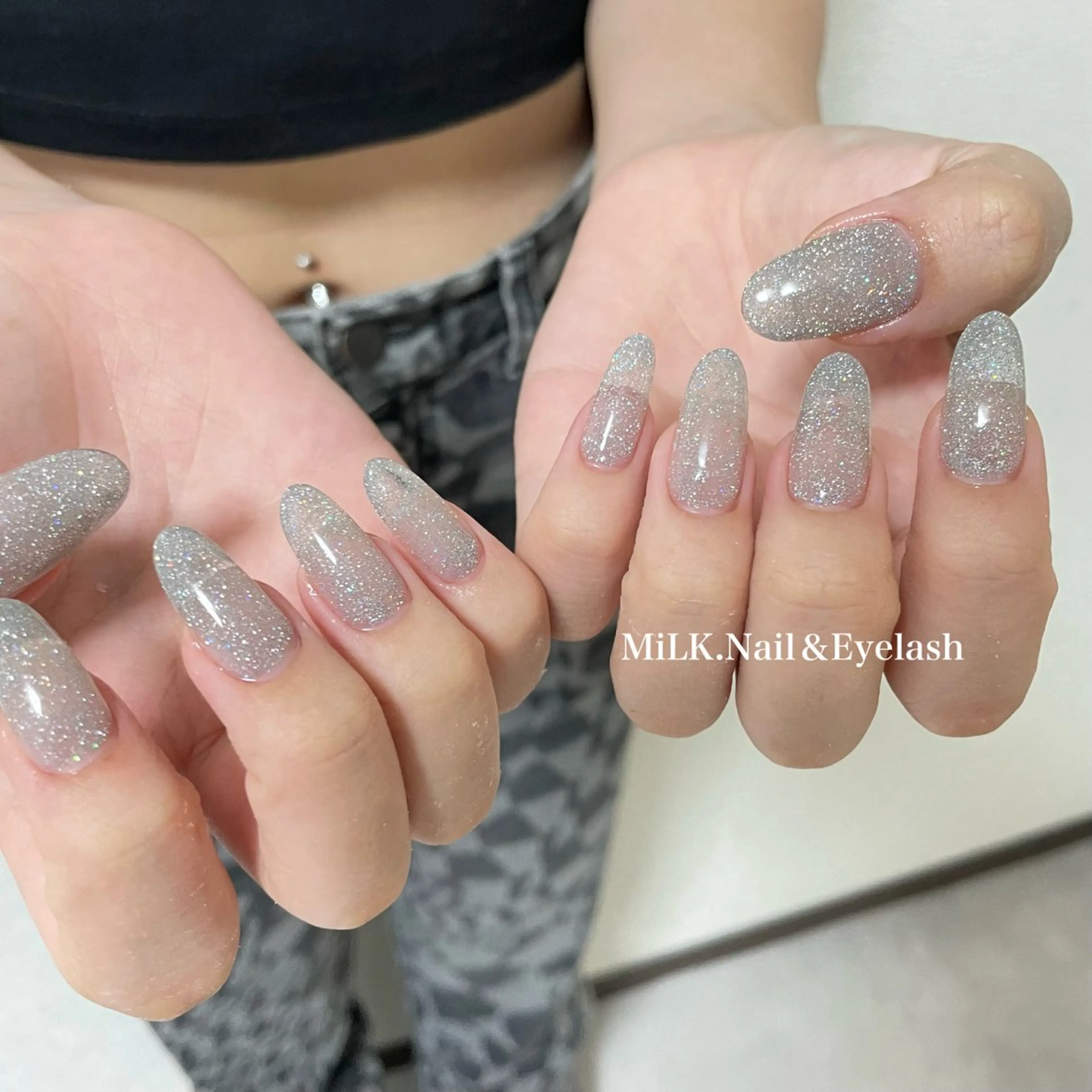 ネイル フラッシュネイル MiLK. Nail&Eyelash所属・MiLK. wakaのマツエク・マツパデザイン