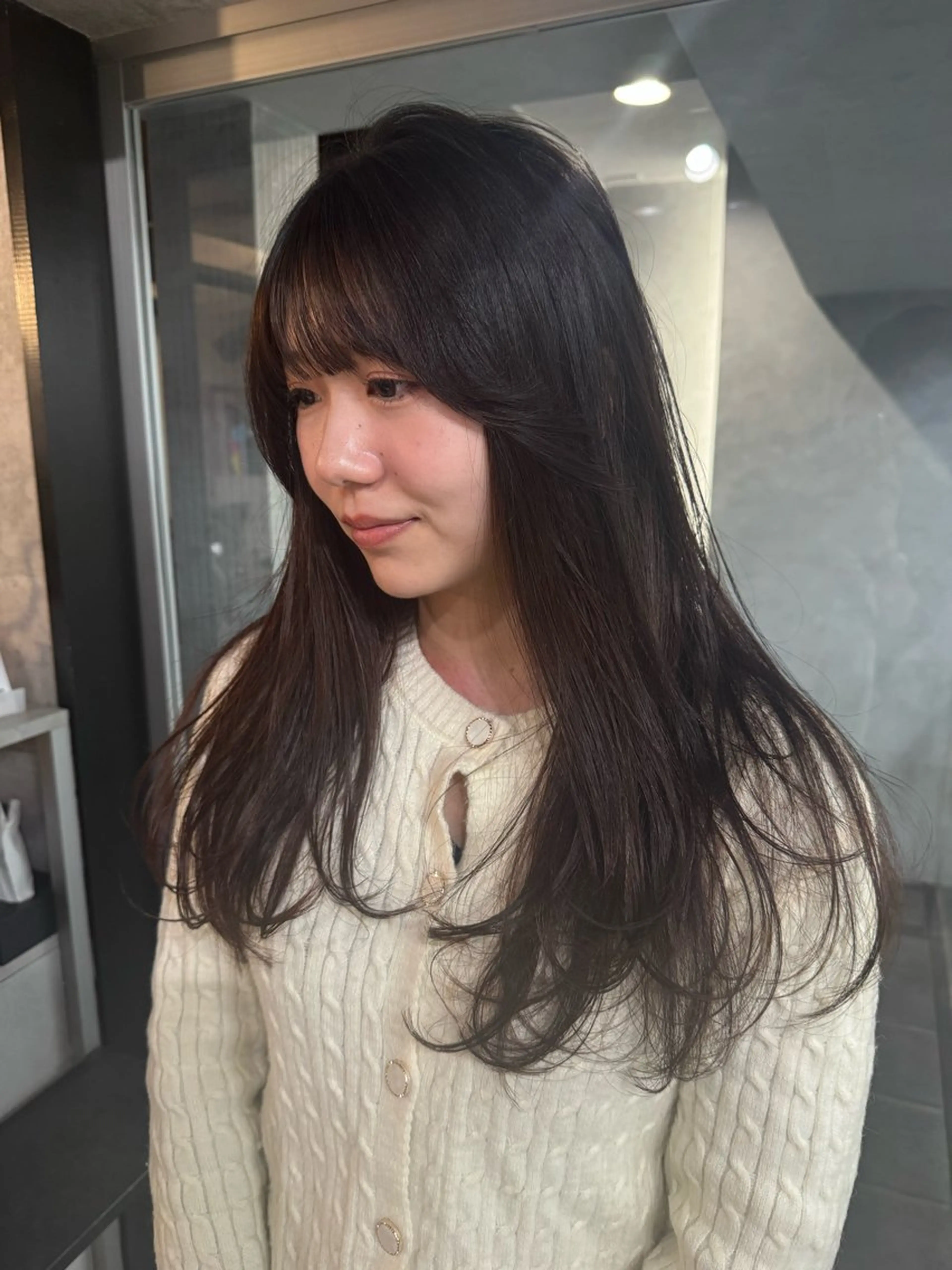 ロング カラー カット ヘアカラー NOOS omotesando所属・お悩み改善あなたの" You"💚❤️💛のヘアスタイル