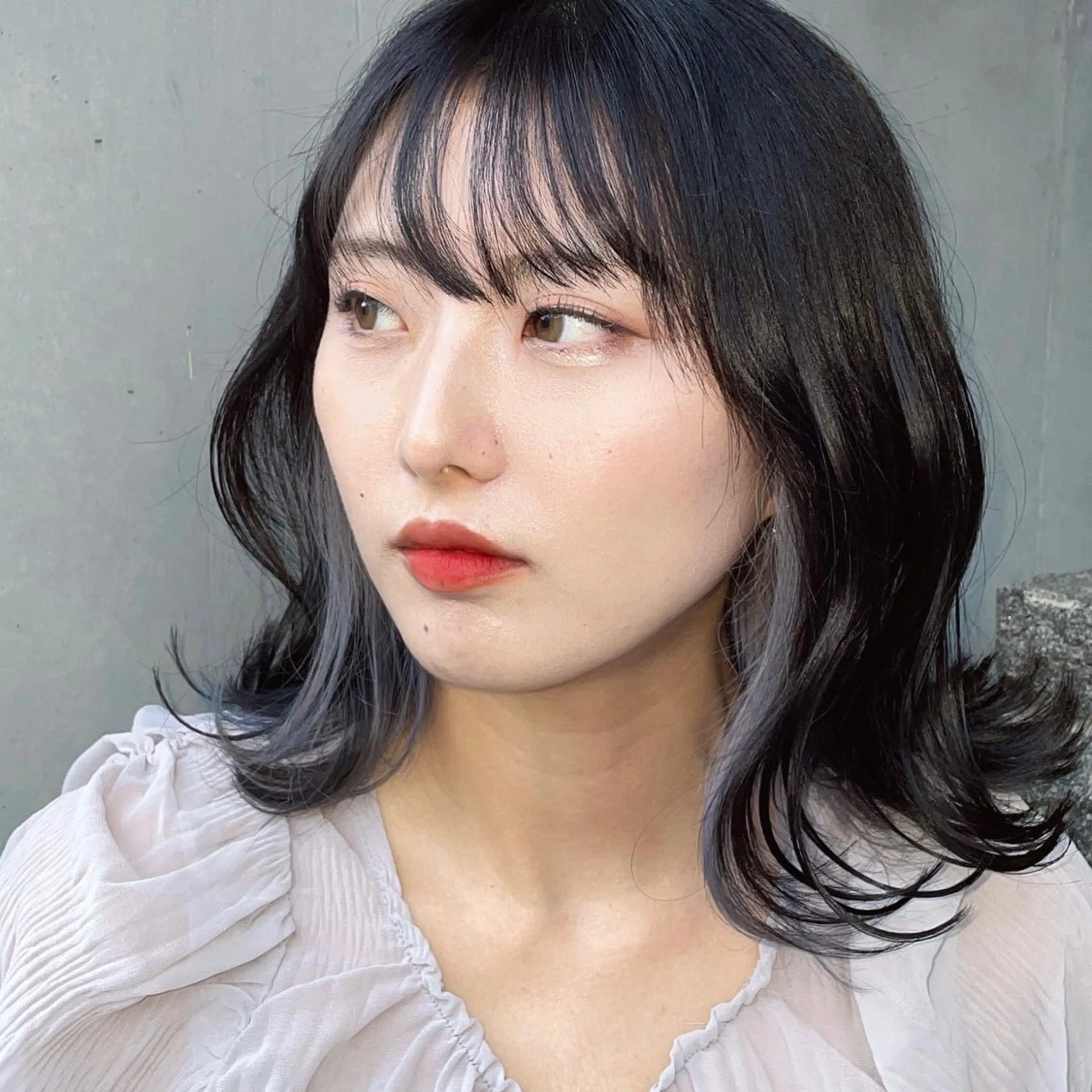 ミディアム カラー ブリーチ ヘアカラー Glanzhair 🫧‪菊池柊真🫧のヘアスタイル