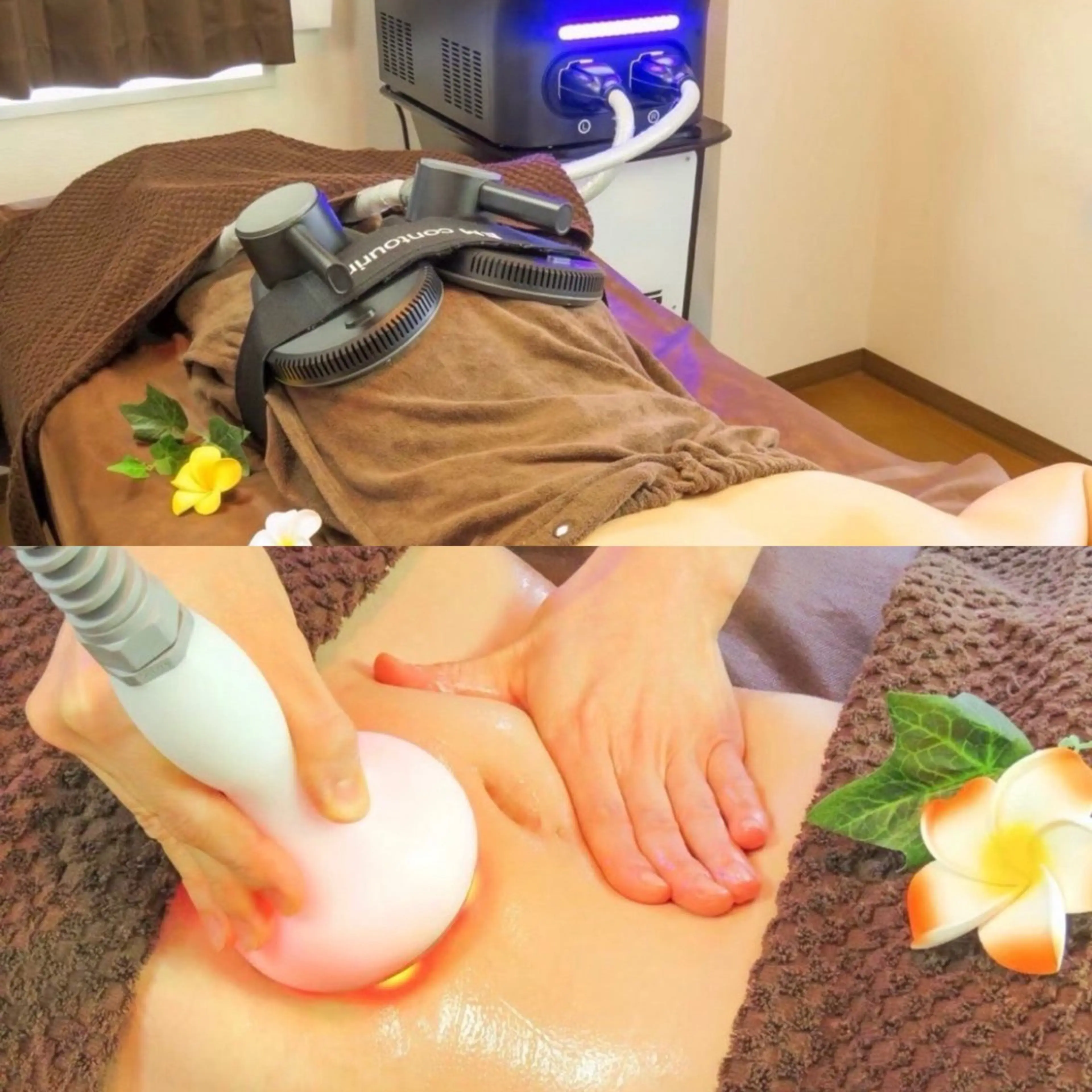 【🪷限定クーポン 🪷】最新マシン贅沢W使い！1回で劇的変化♪マグスリム＋スターテック痩身の写真