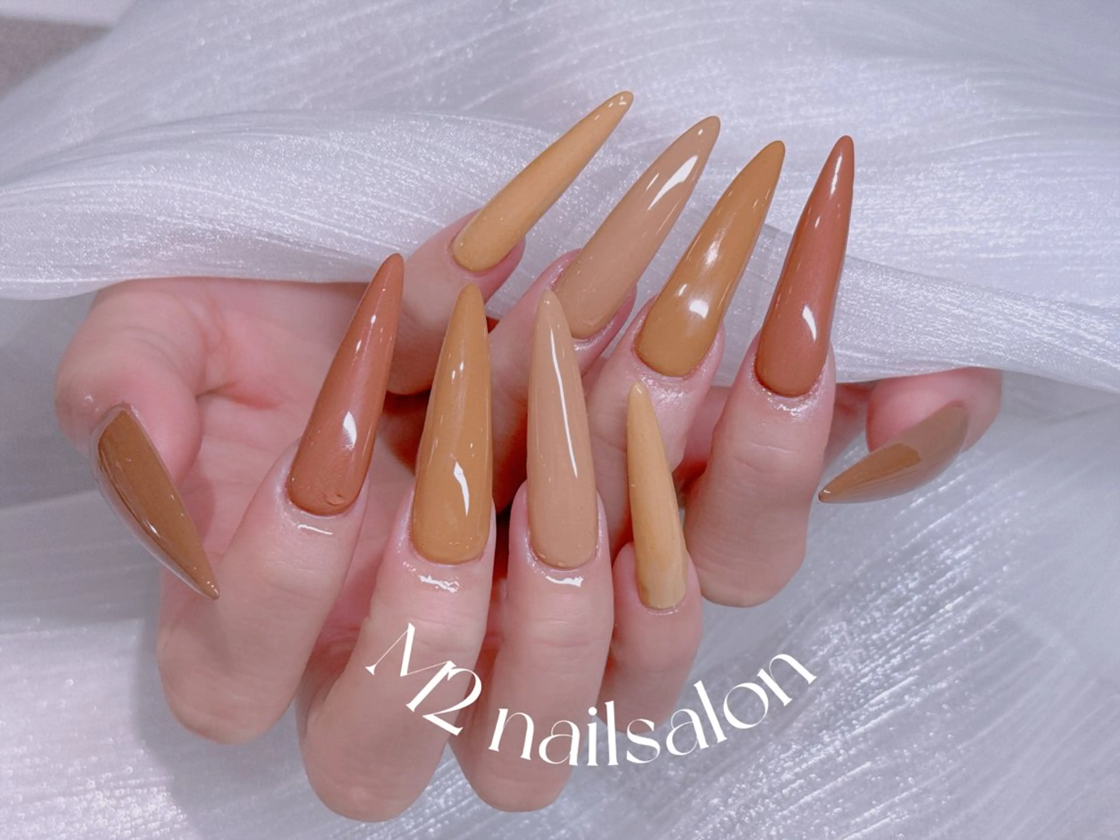 ネイル ハンドネイル 長さだし専門店 M2　rikaのネイルデザイン