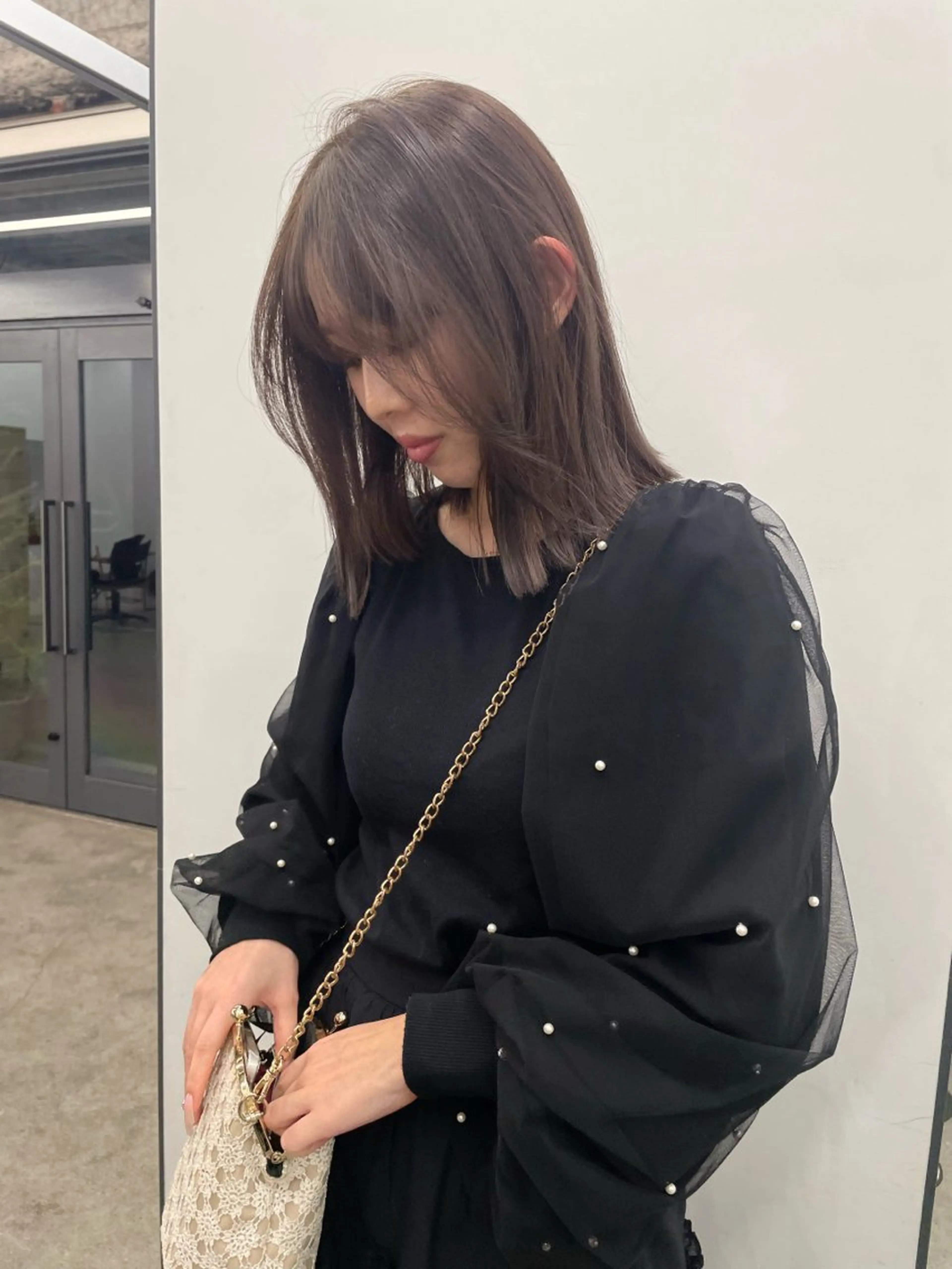 🤍透明感🤍カット＋透明感ケアカラー＋2ステップ高保湿トリートメント🤍の写真