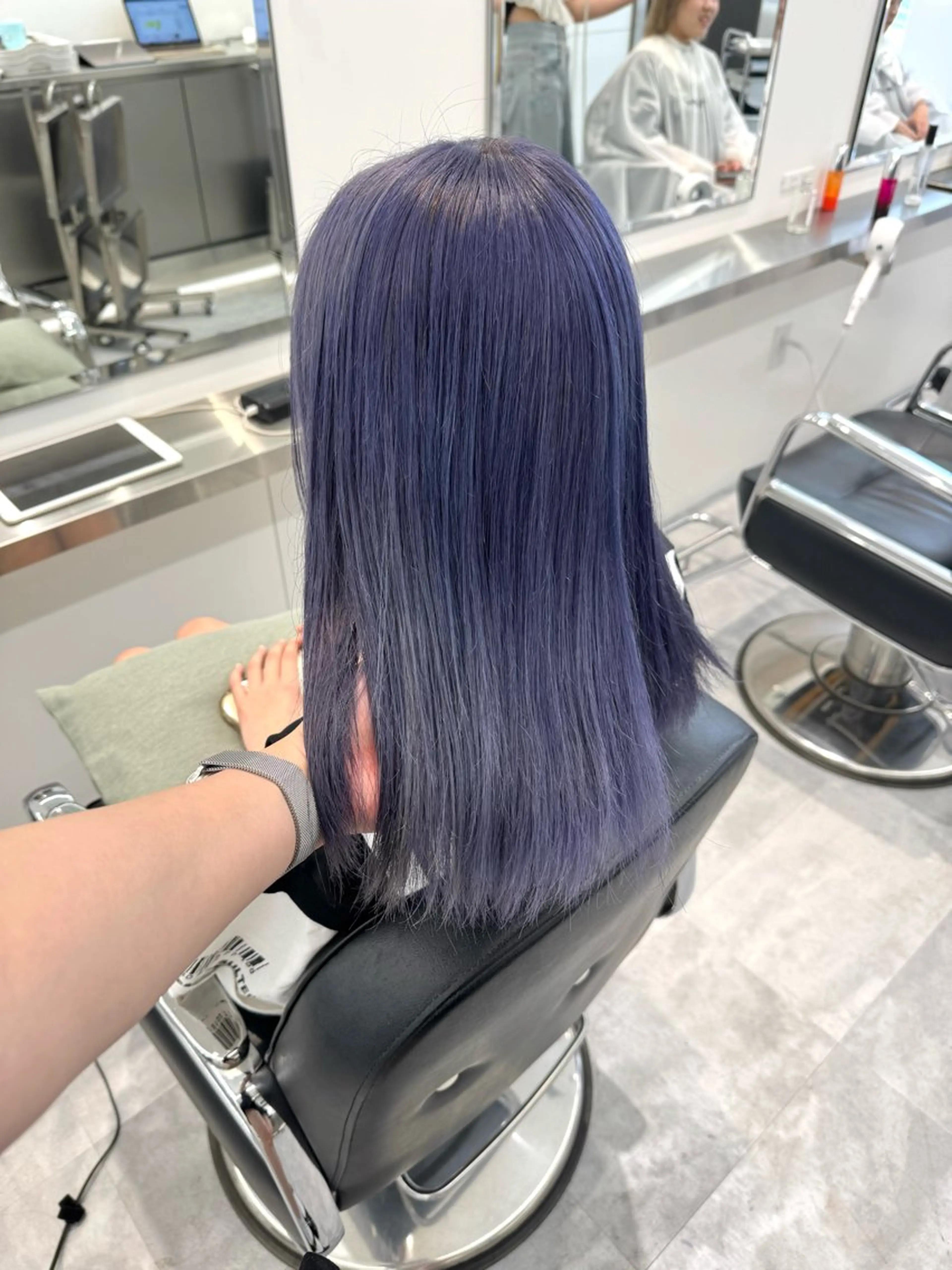 ロング カラー ブリーチ ParveMix🍀 藤原愛未のヘアスタイル