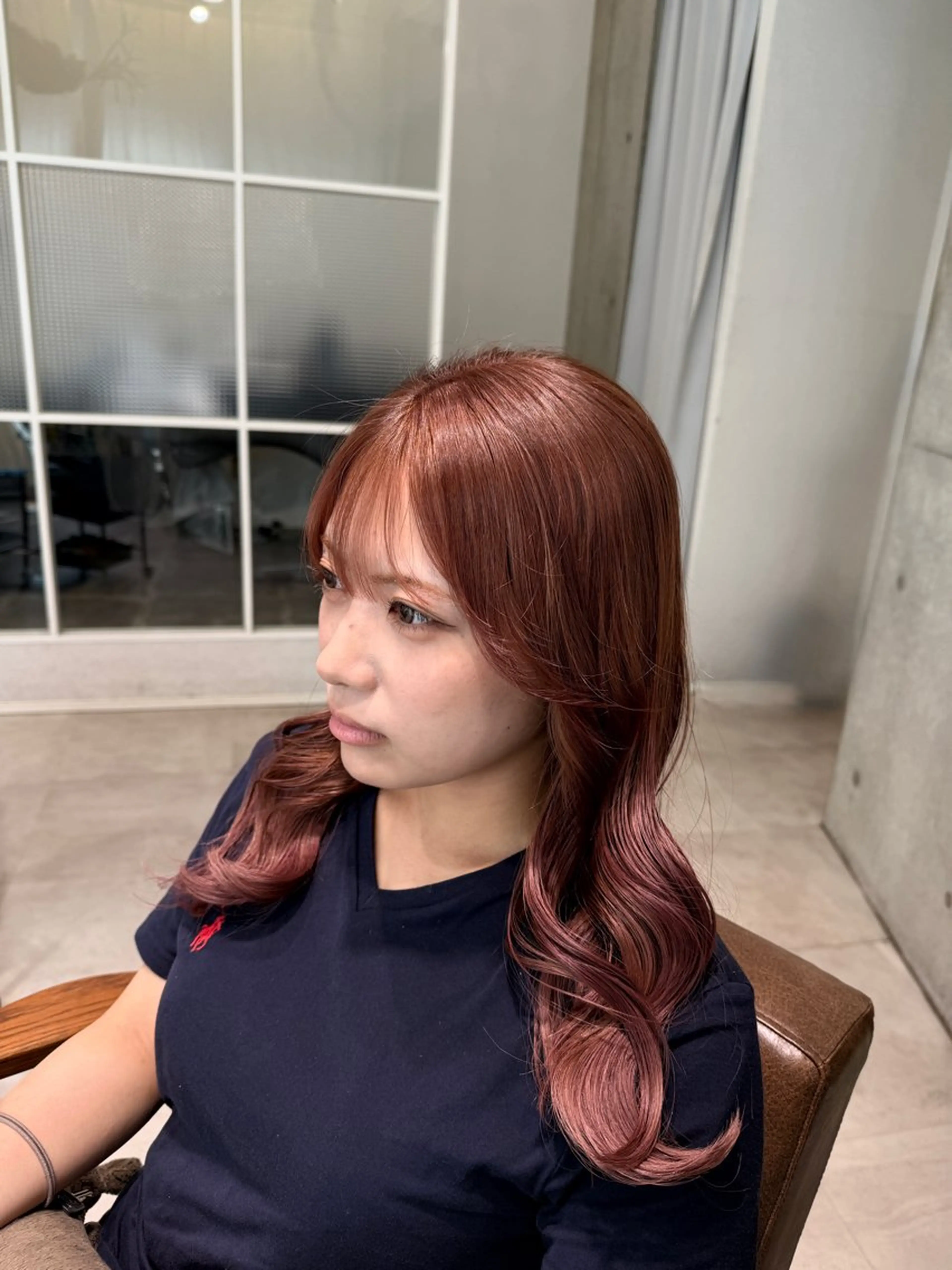 ロング ヘアカラー 木村 心海☆明石のヘアスタイル