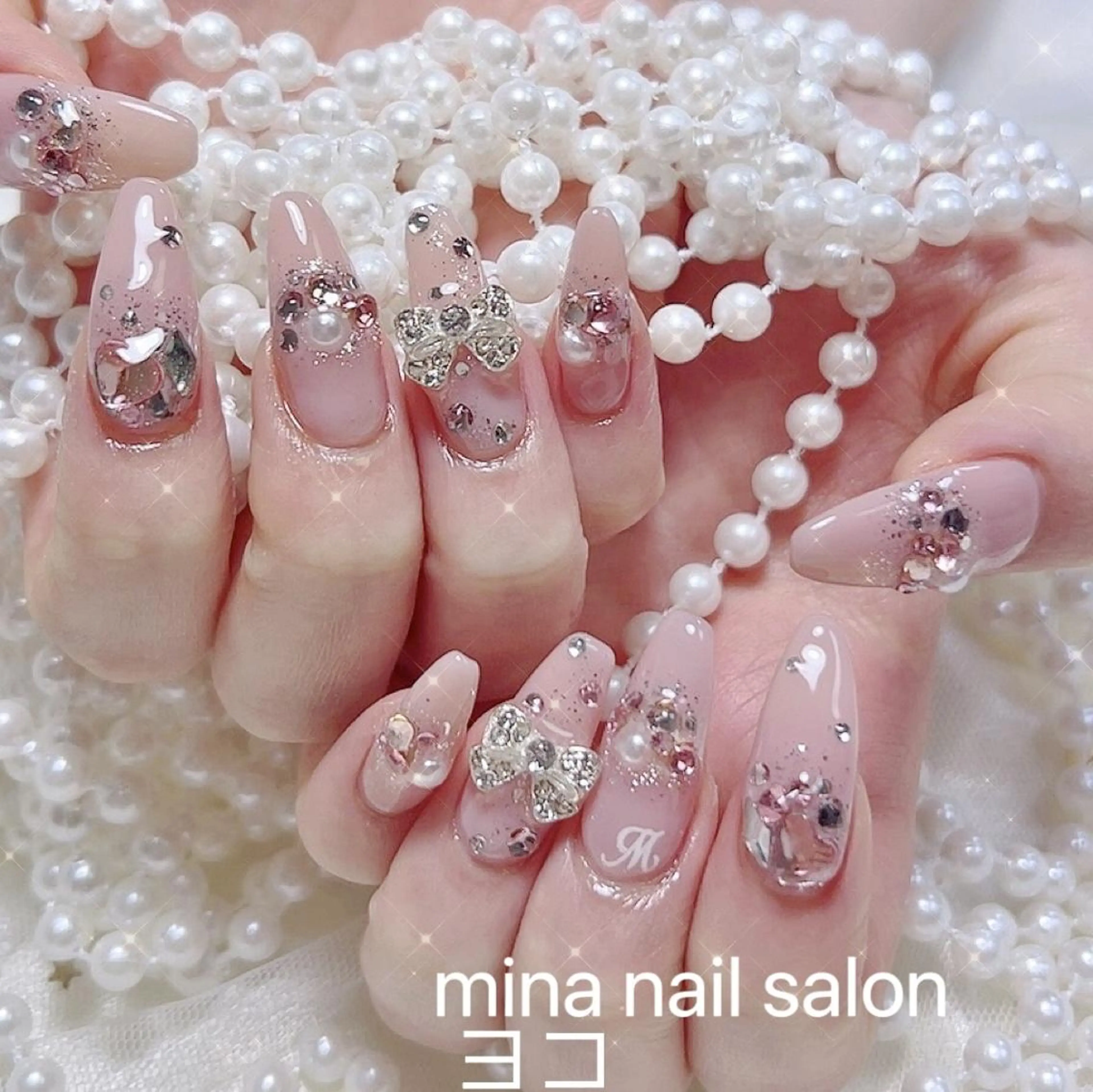 ネイル Mina🧸 韓国風ネイル🎀のネイルデザイン