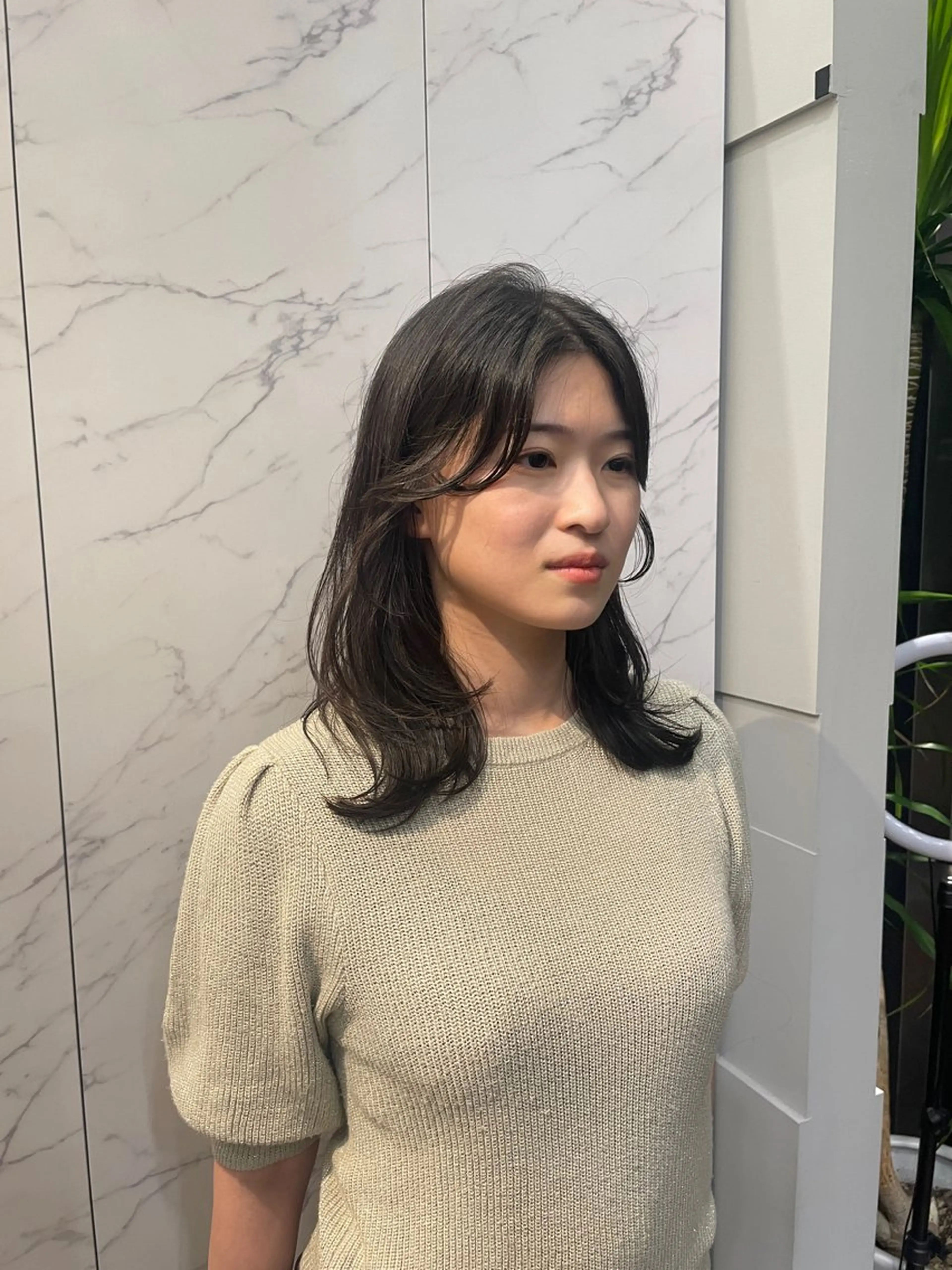 ロング レイヤーカット miu /透明感カラーのヘアスタイル