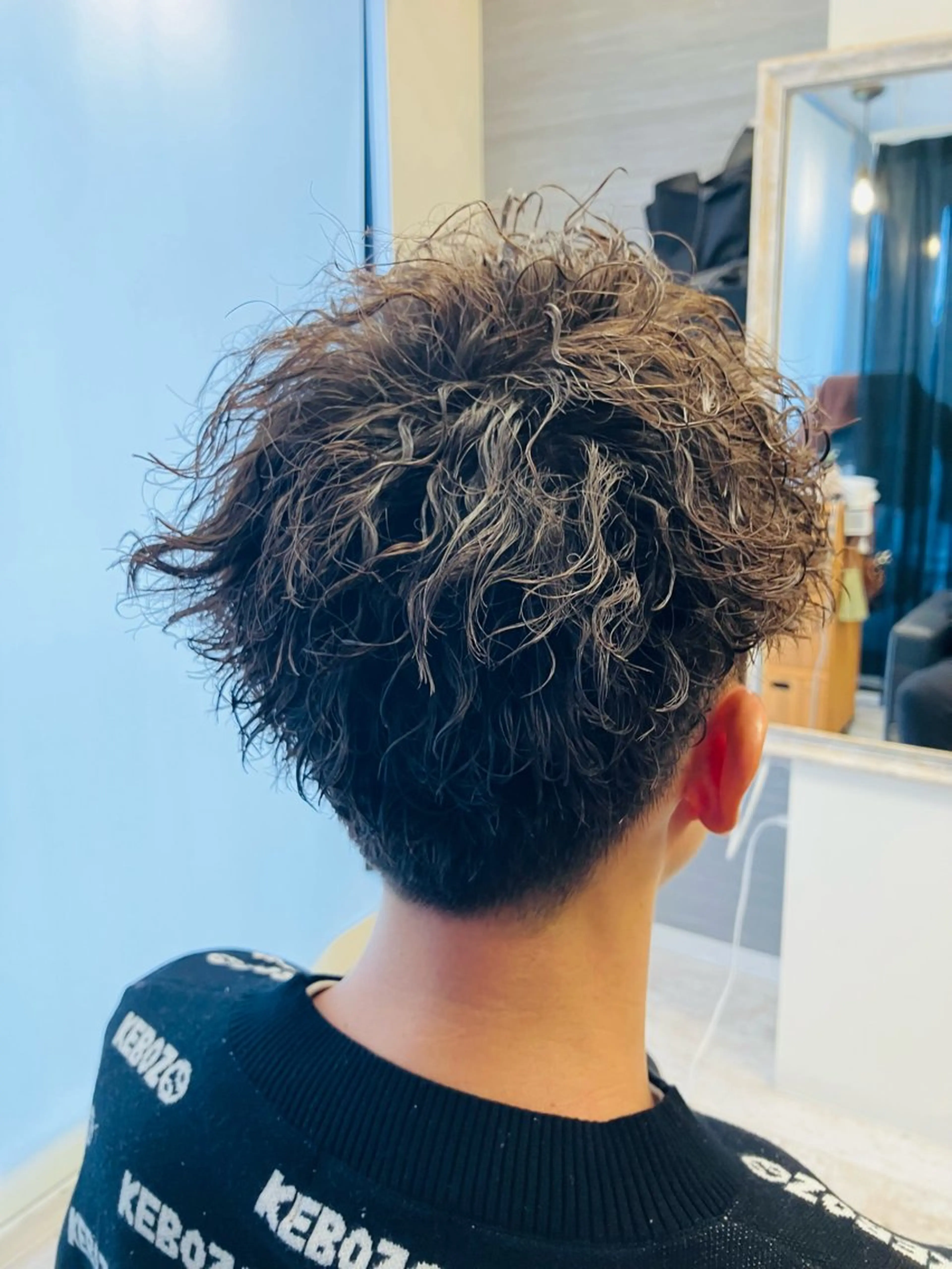 ショート パーマ メンズ カット パーマ メンズ特化/パーマ/ フェードWATARUのヘアスタイル