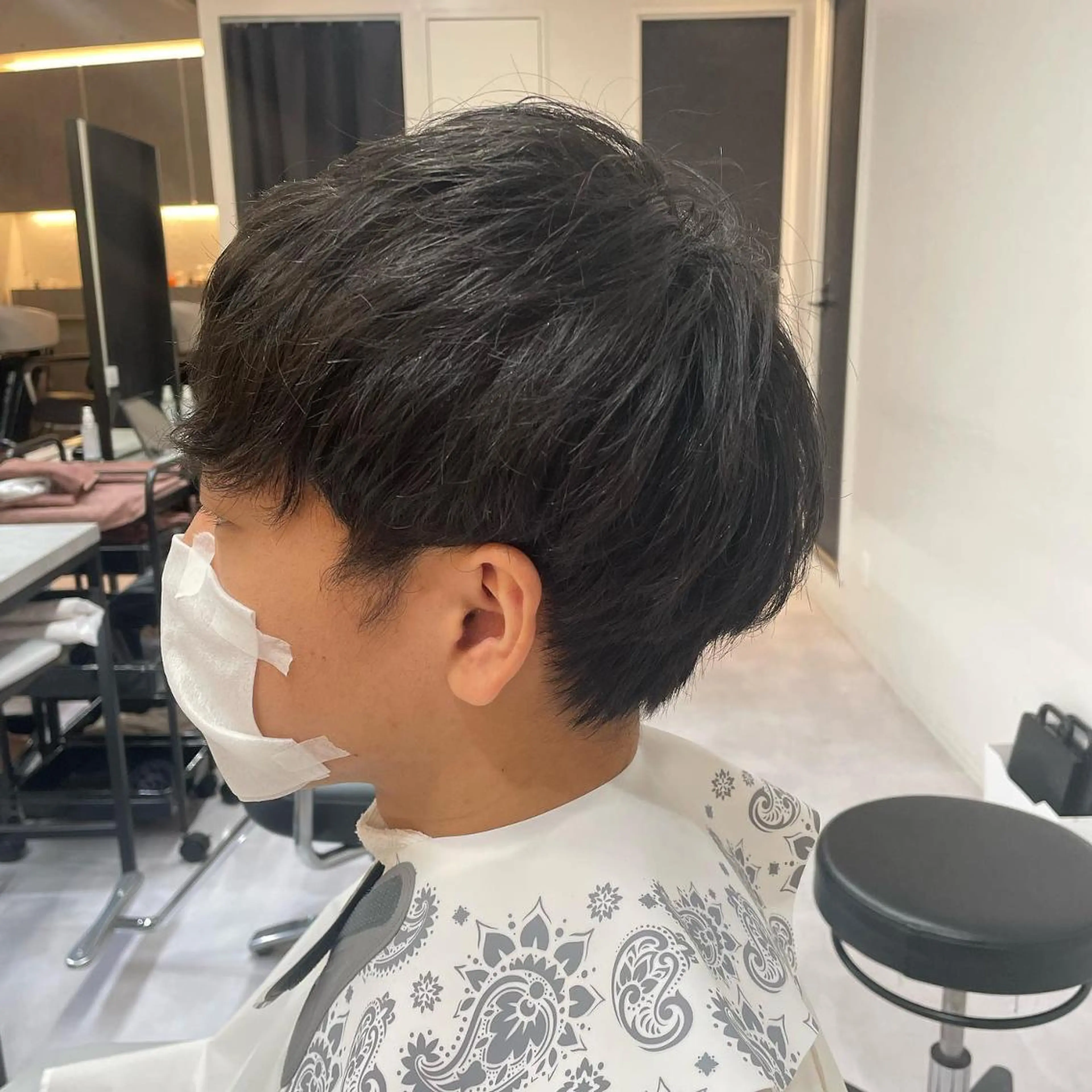 ショート 髪質改善× ハイライト溝江のヘアスタイル