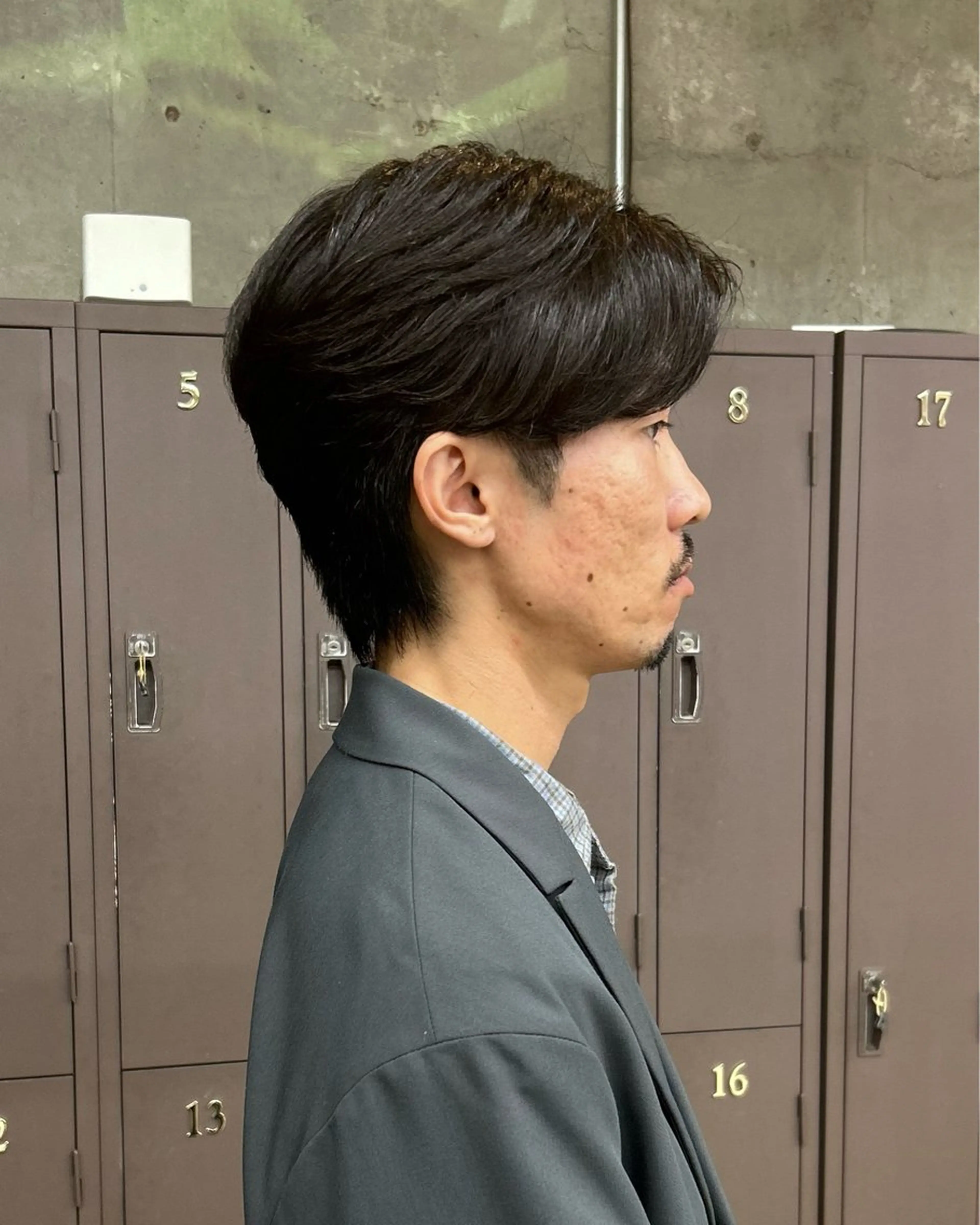 メンズ カット パーマ 大本 メンズ/パーマのヘアスタイル