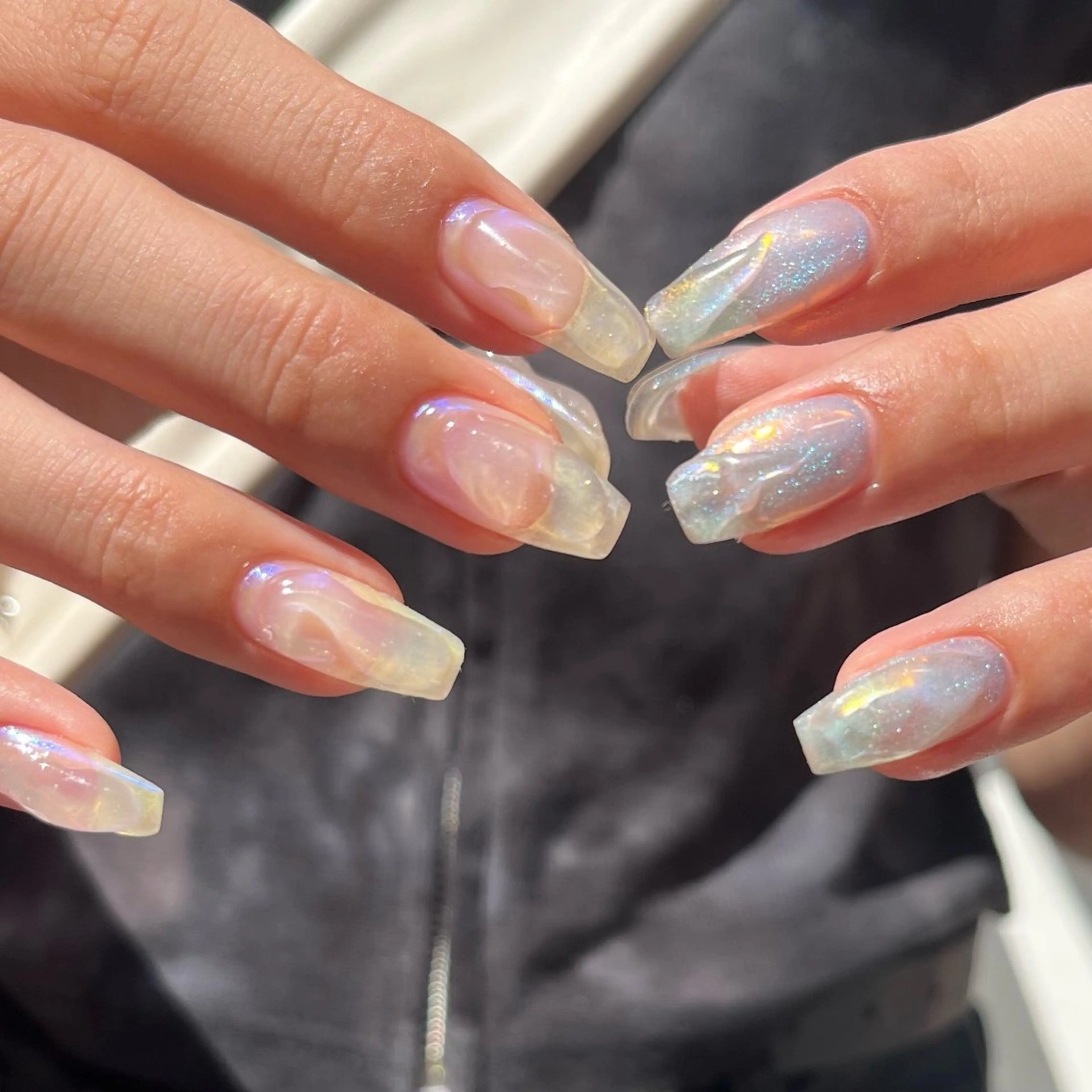 ネイル アートネイル 氷ネイル・うるうるネイル Juri. nailsTOKYOのネイルデザイン