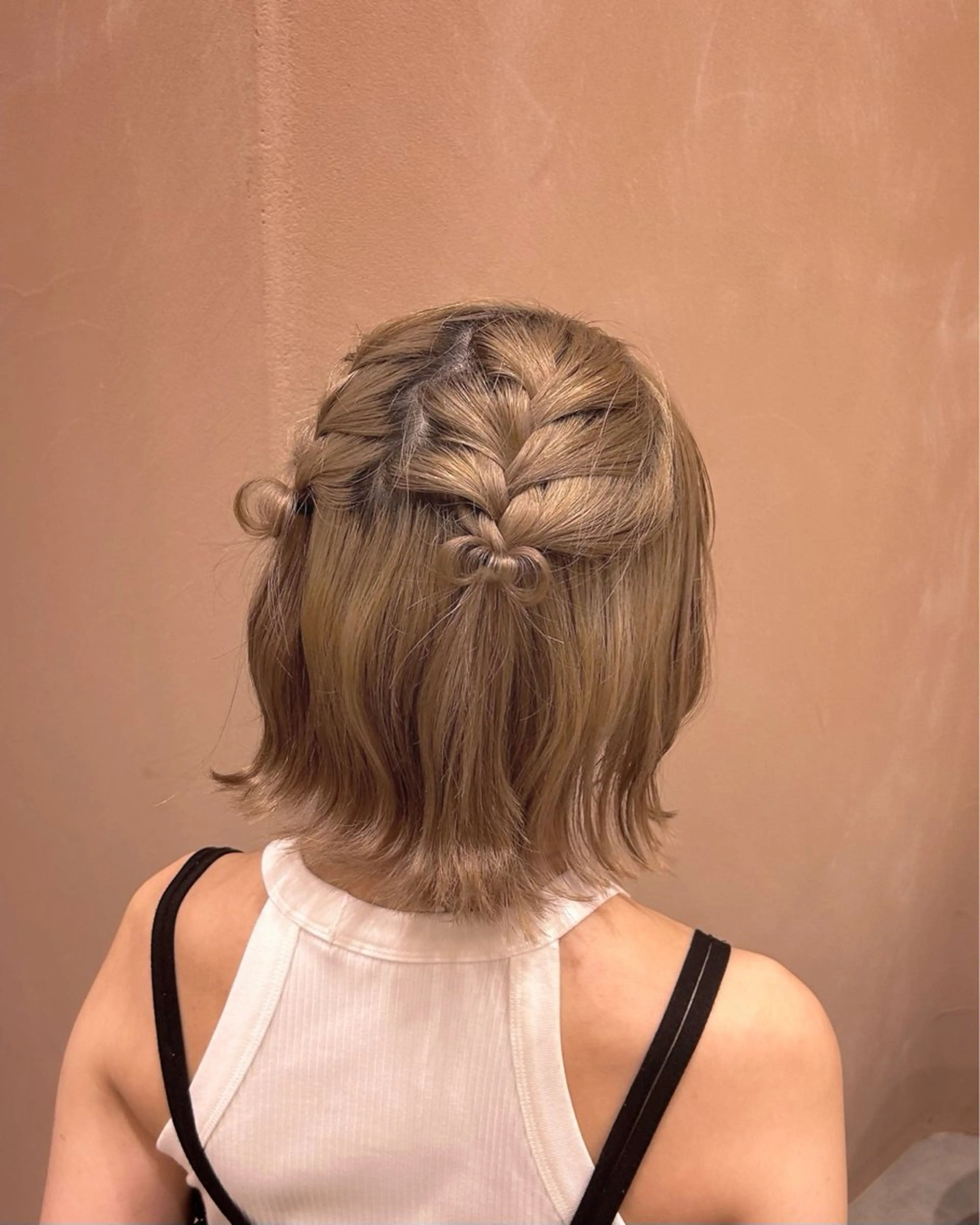 ショート ヘアアレンジ ヘアカラー ヘアセット 🍏あおい 🍏 似合わせカラーのヘアスタイル