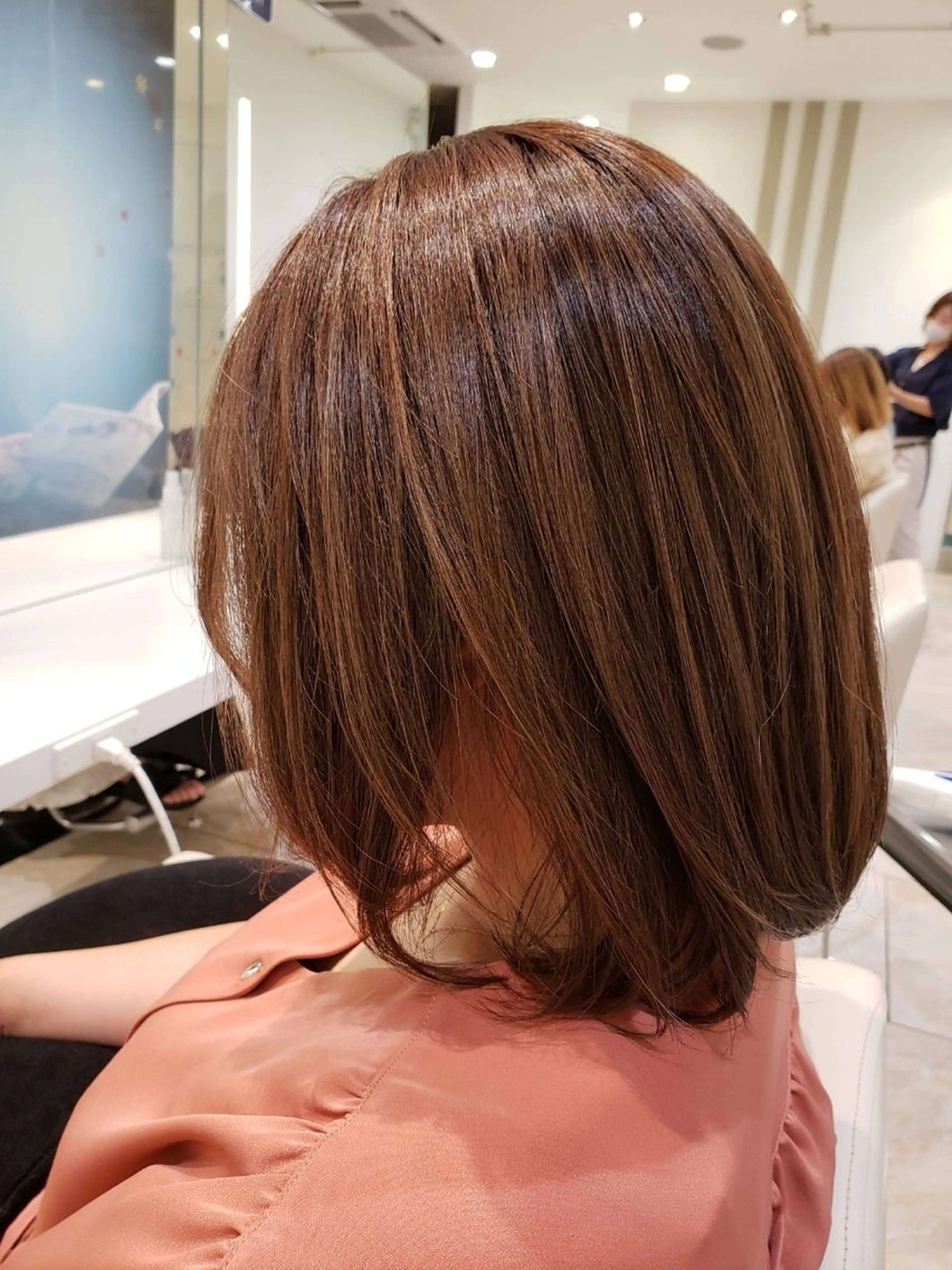 カラー ボブ✂️ スパ🫧kurehaのヘアスタイル