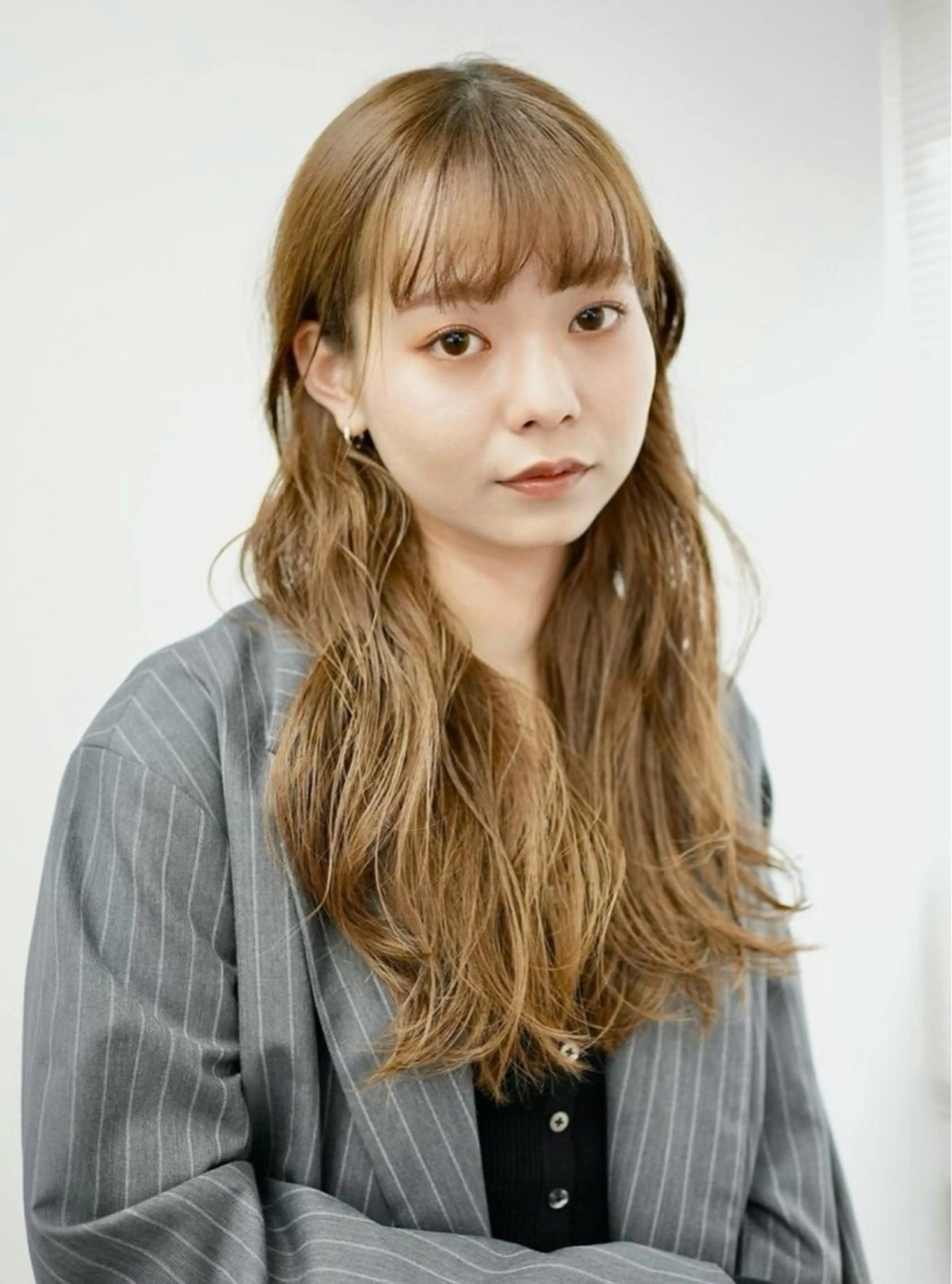 ロング パーマ 中江 伸之介のヘアスタイル