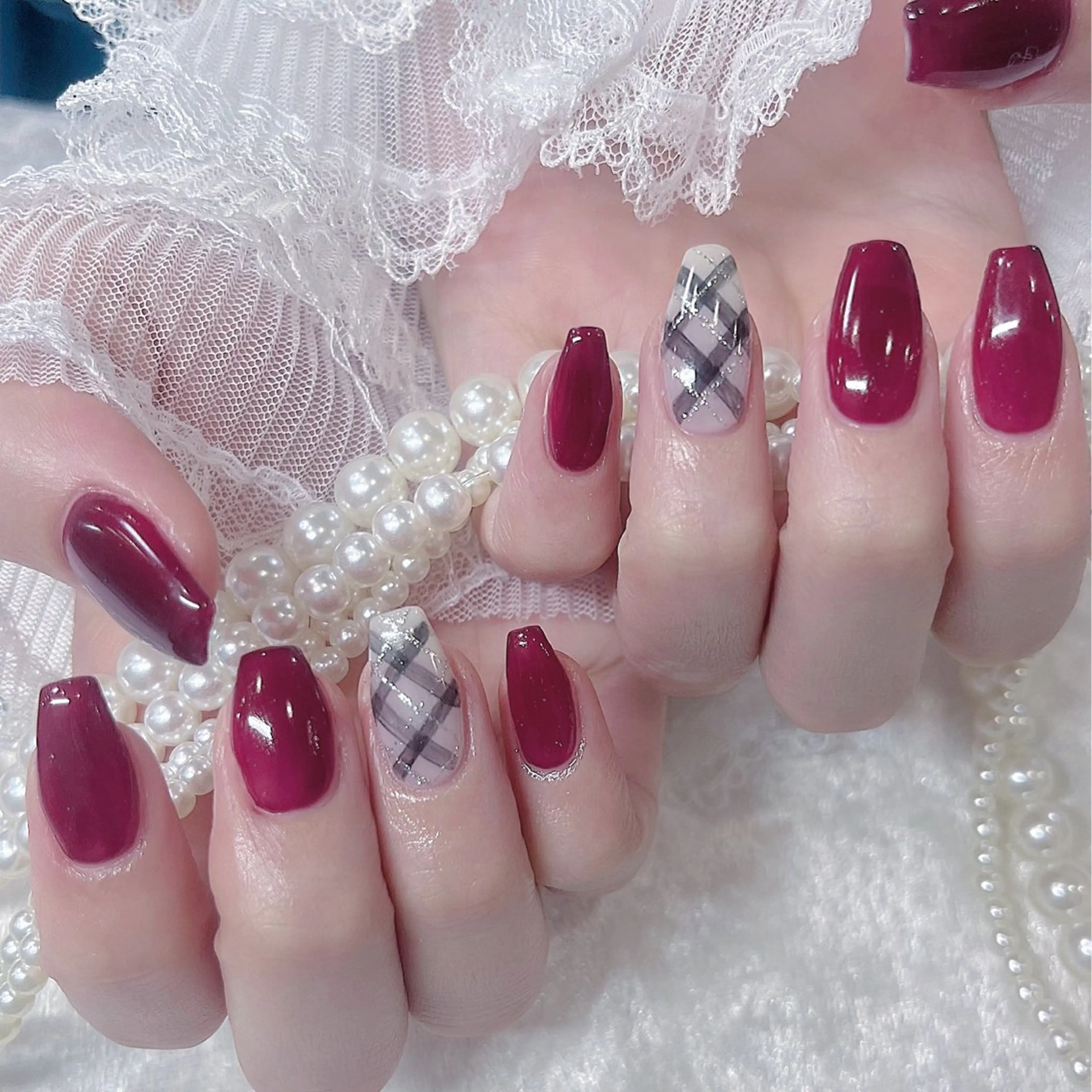 ネイル ハンドネイル Maya 🧊🫧‪のネイルデザイン