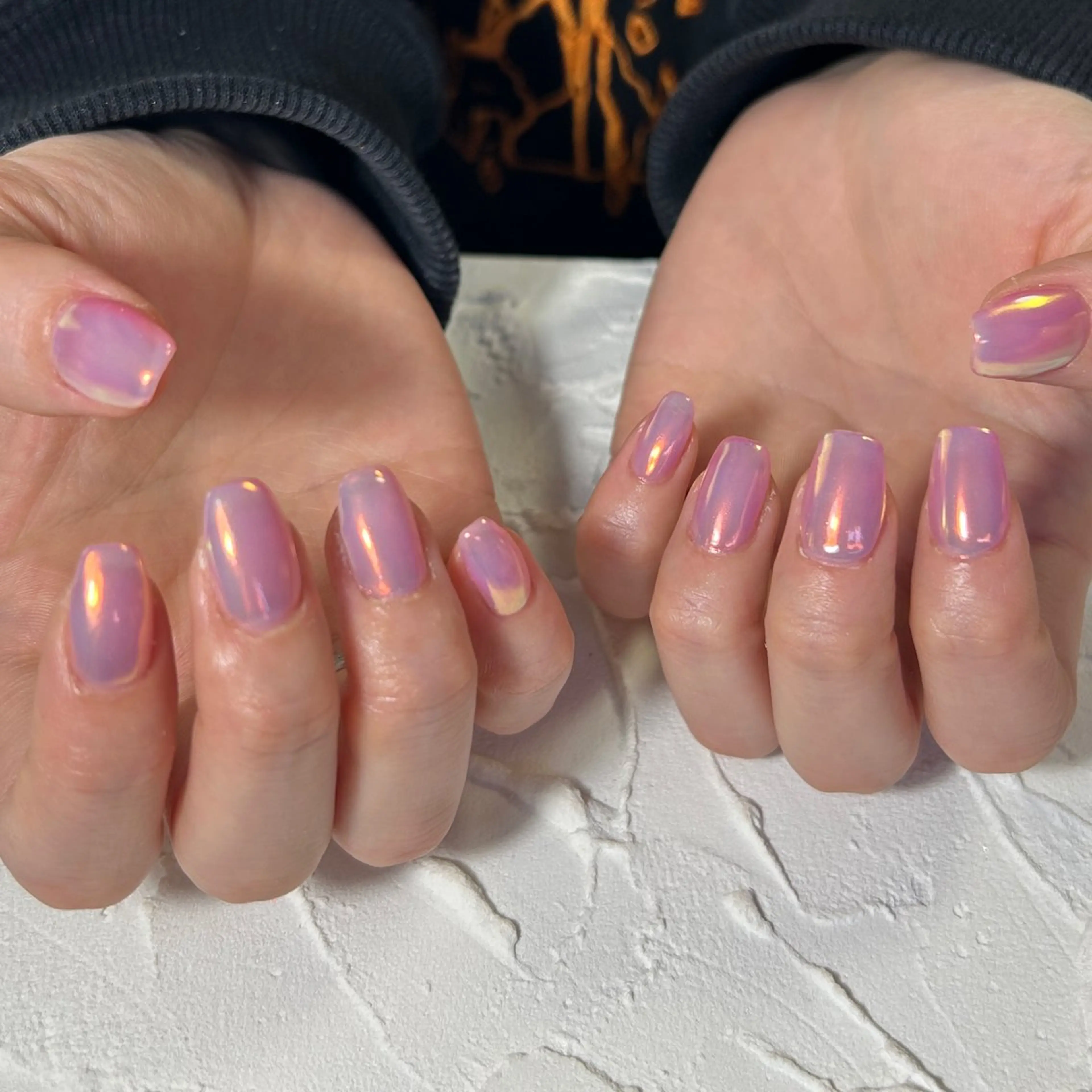 ネイル オーロラネイル Lofinails ちひろのネイルデザイン