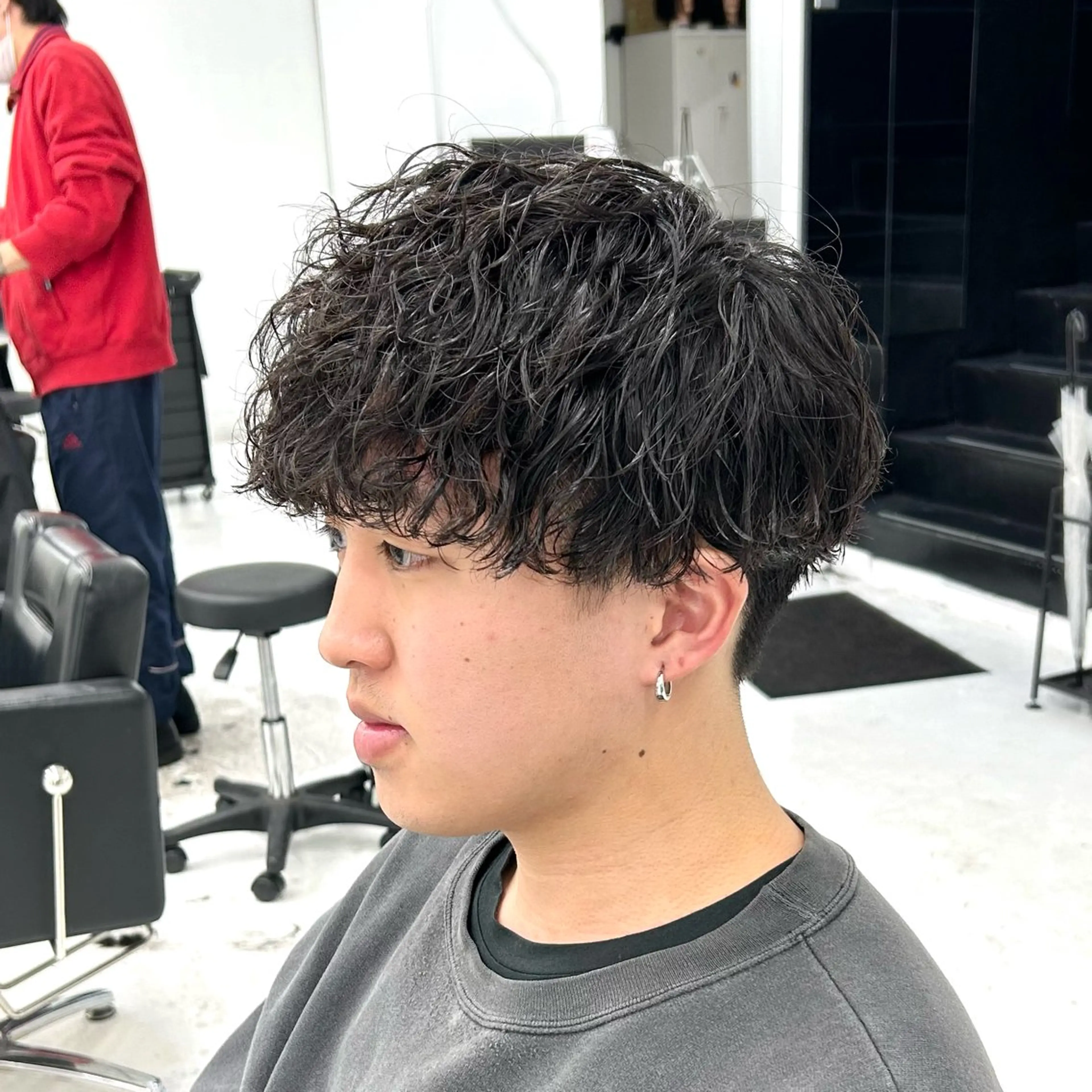 ショート パーマ メンズ メンズパーマ ツイストスパイラルパーマ スパイラルパーマ 【メンズパーマ特化】 🍏網中勇喜のヘアスタイル