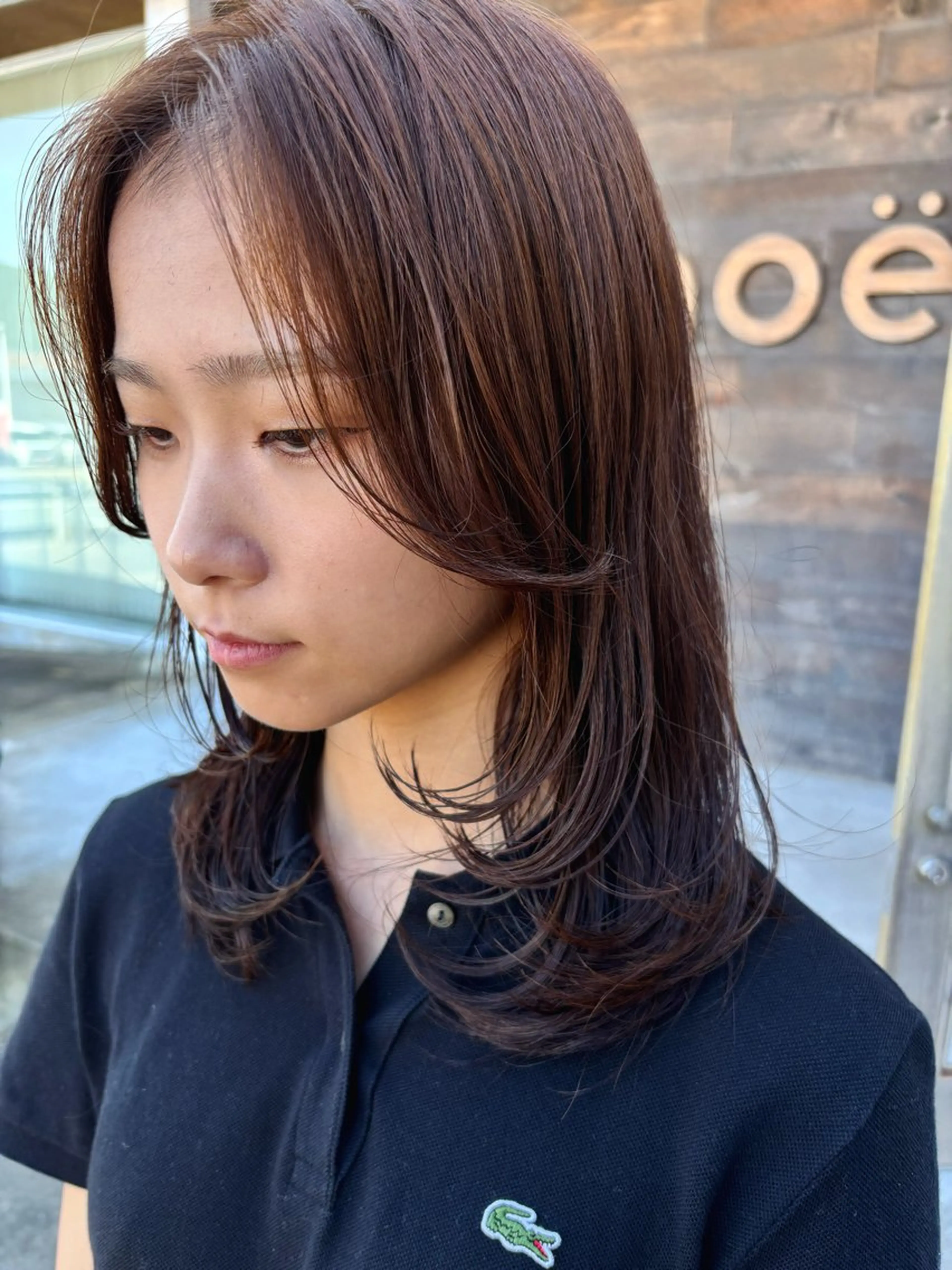 【平日限定】顔周りカット+透明感カラーの写真